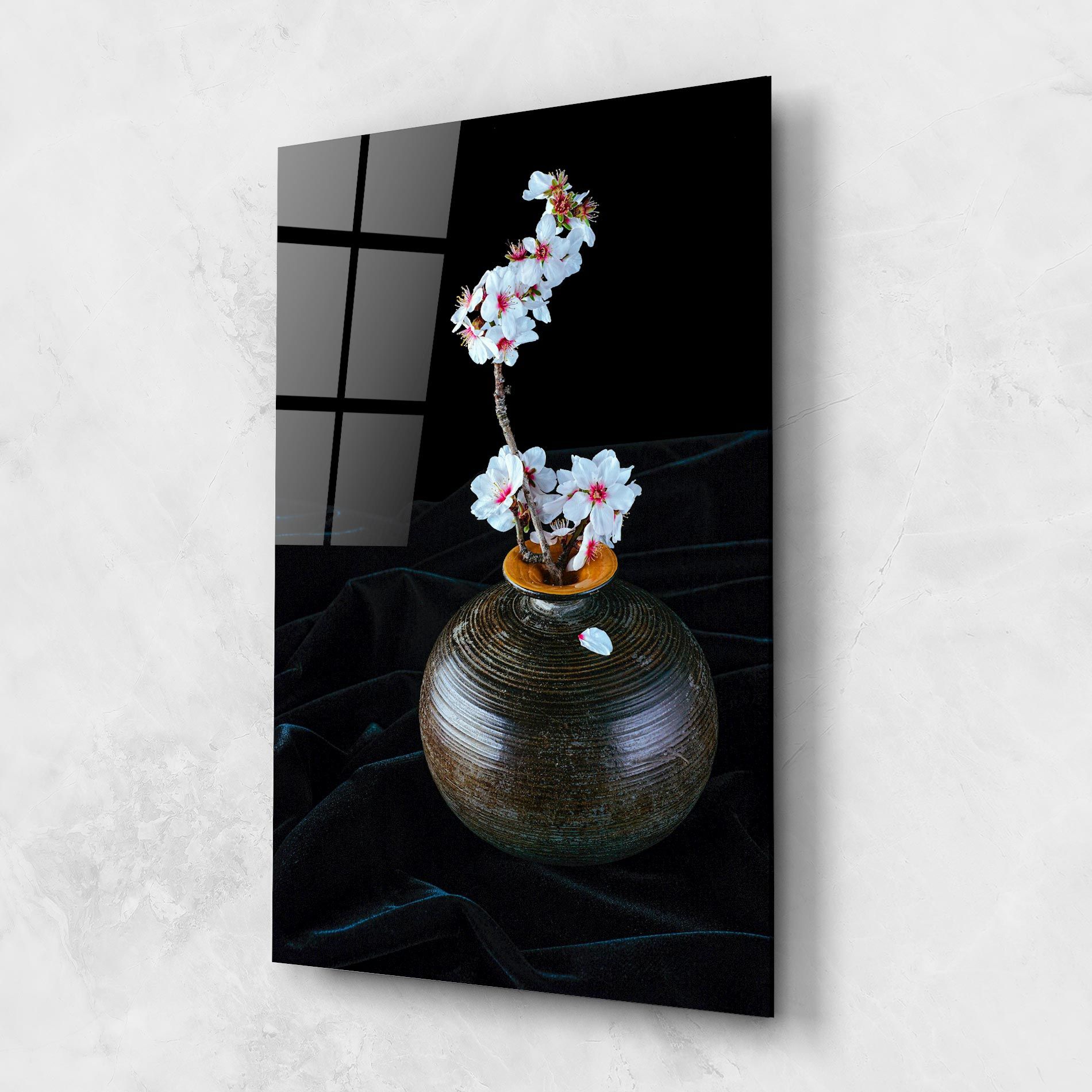 Brown Vase Flowers mockup 1