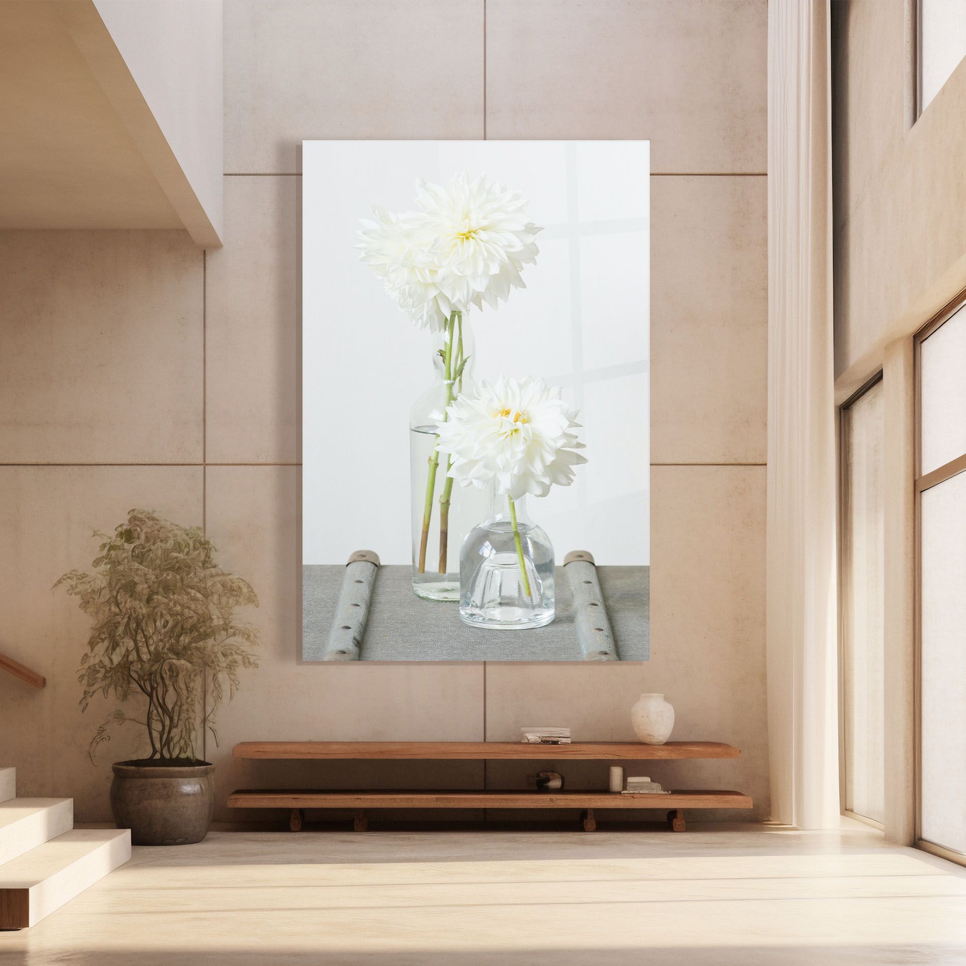 Big Flower Vase mockup 8