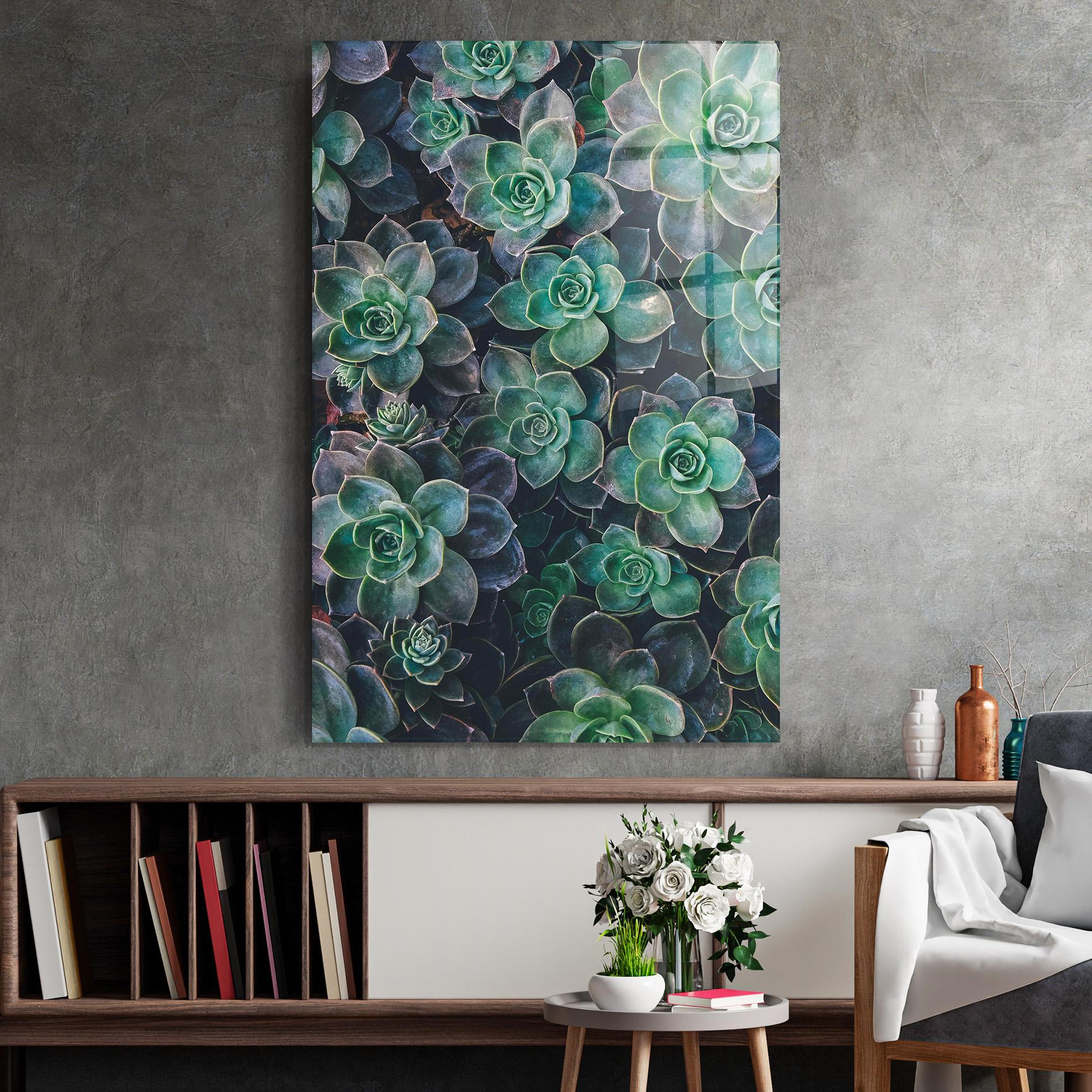 Стъклена картина Green Lilac Tree mockup 2