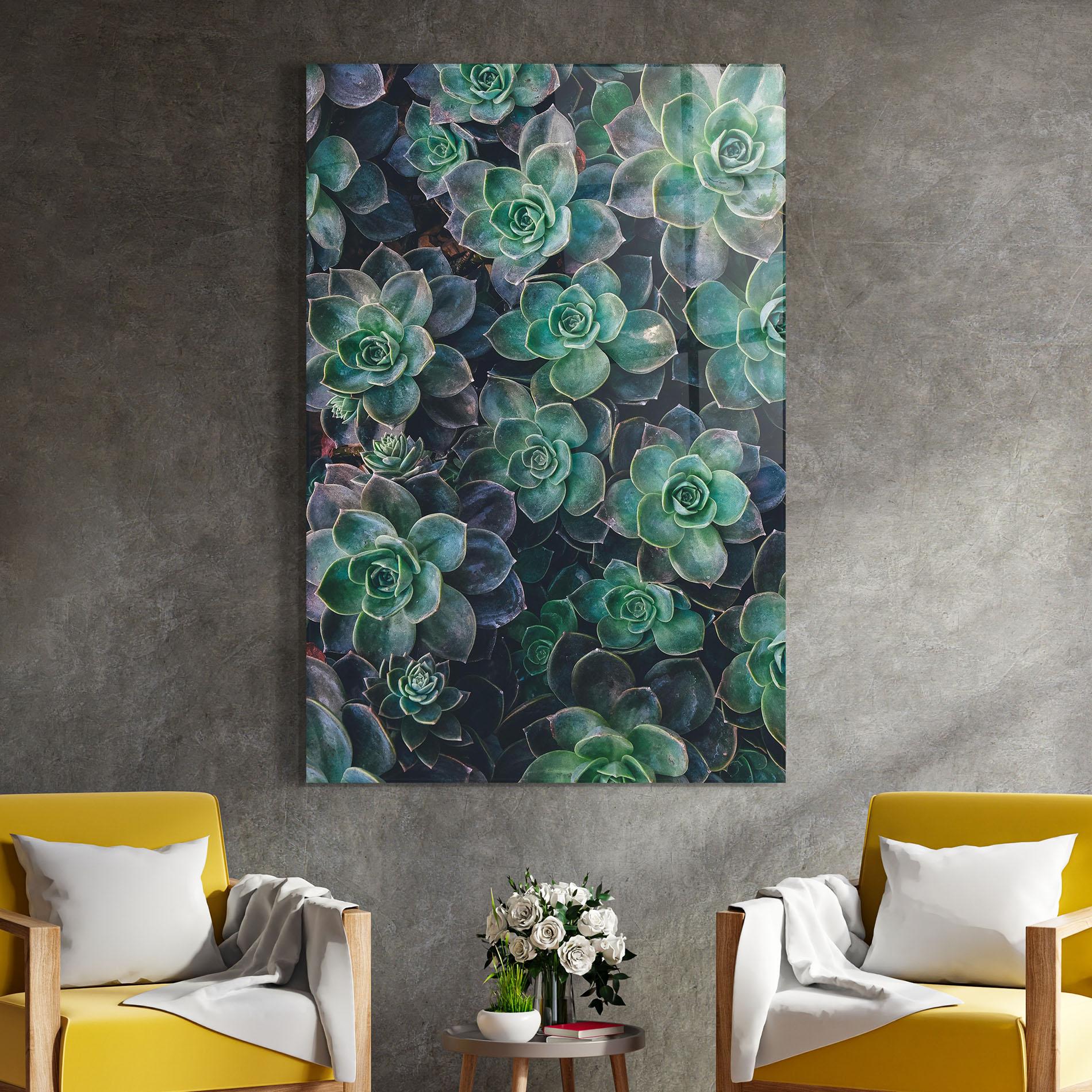 Стъклена картина Green Lilac Tree mockup 4