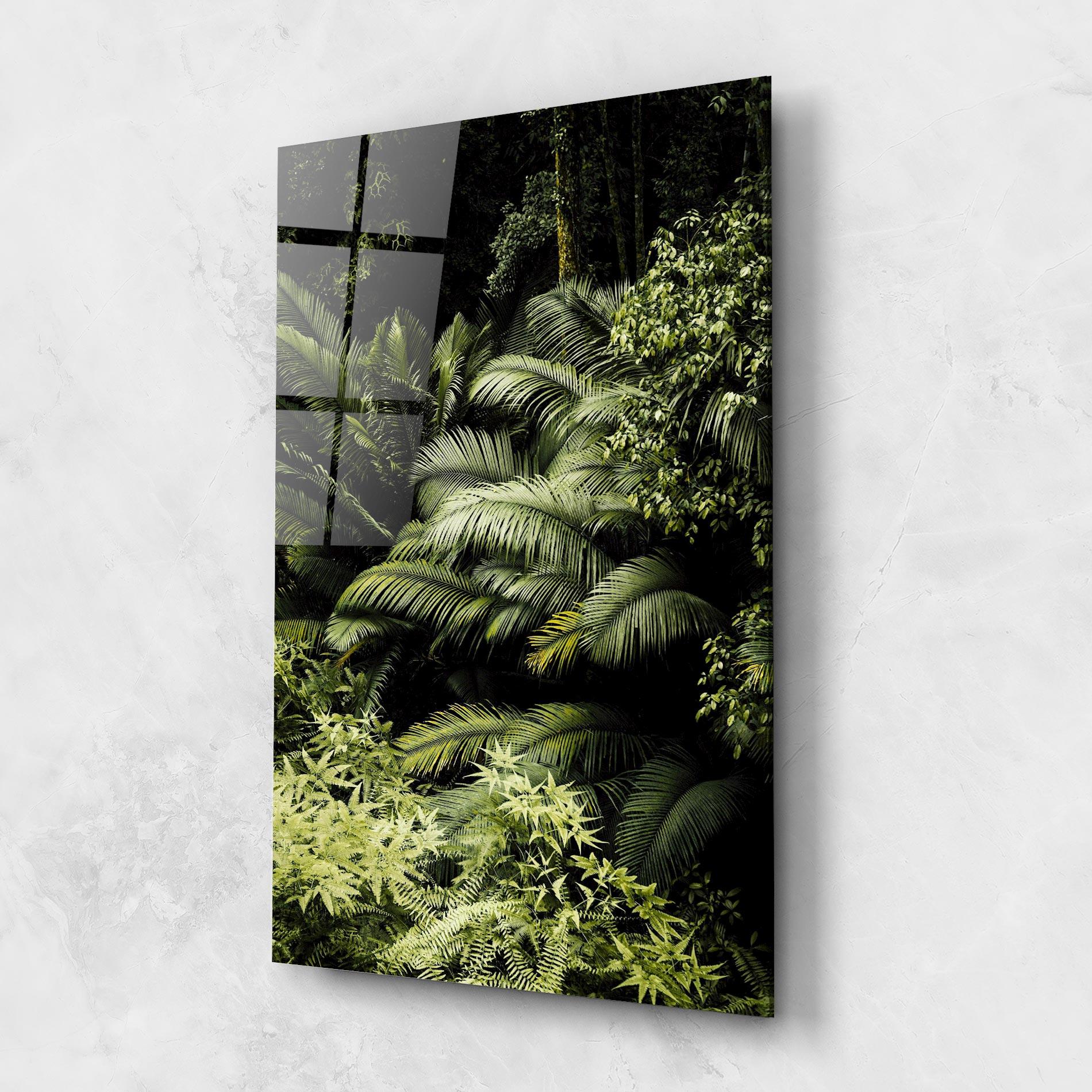 Стъклена картина Into The Jungle mockup 1
