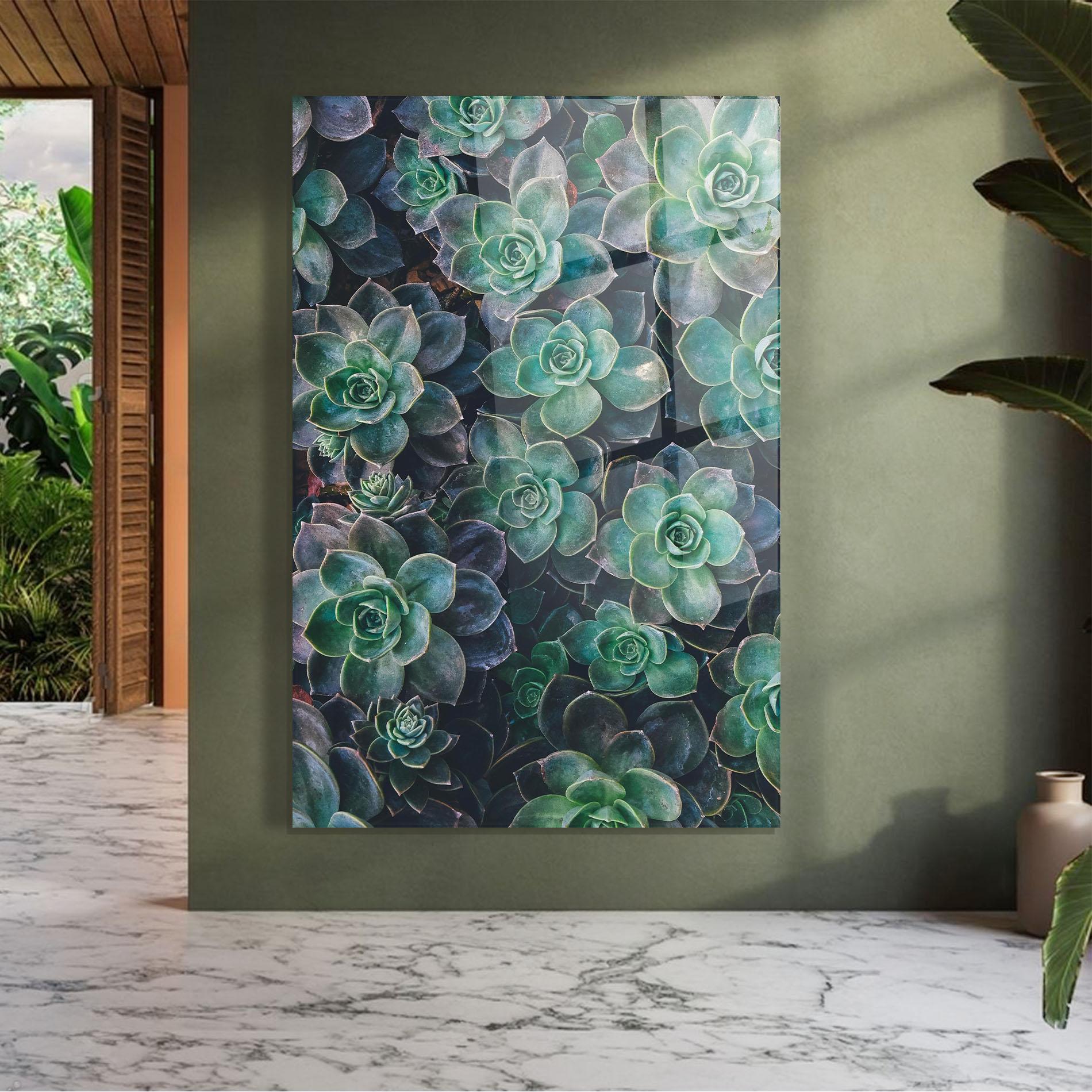 Стъклена картина Green Lilac Tree mockup 7