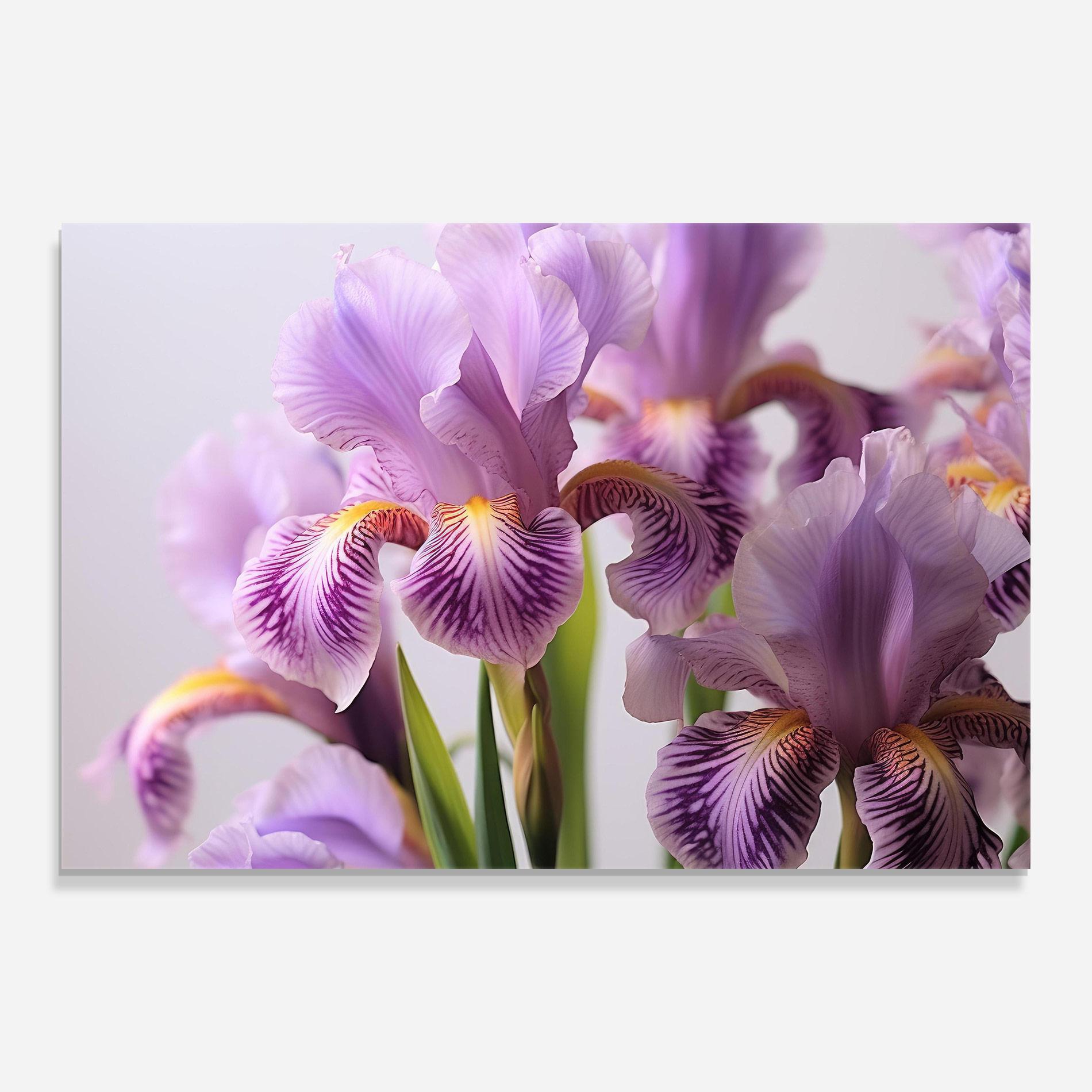 Стъклена картина Iris In Vase mockup 0