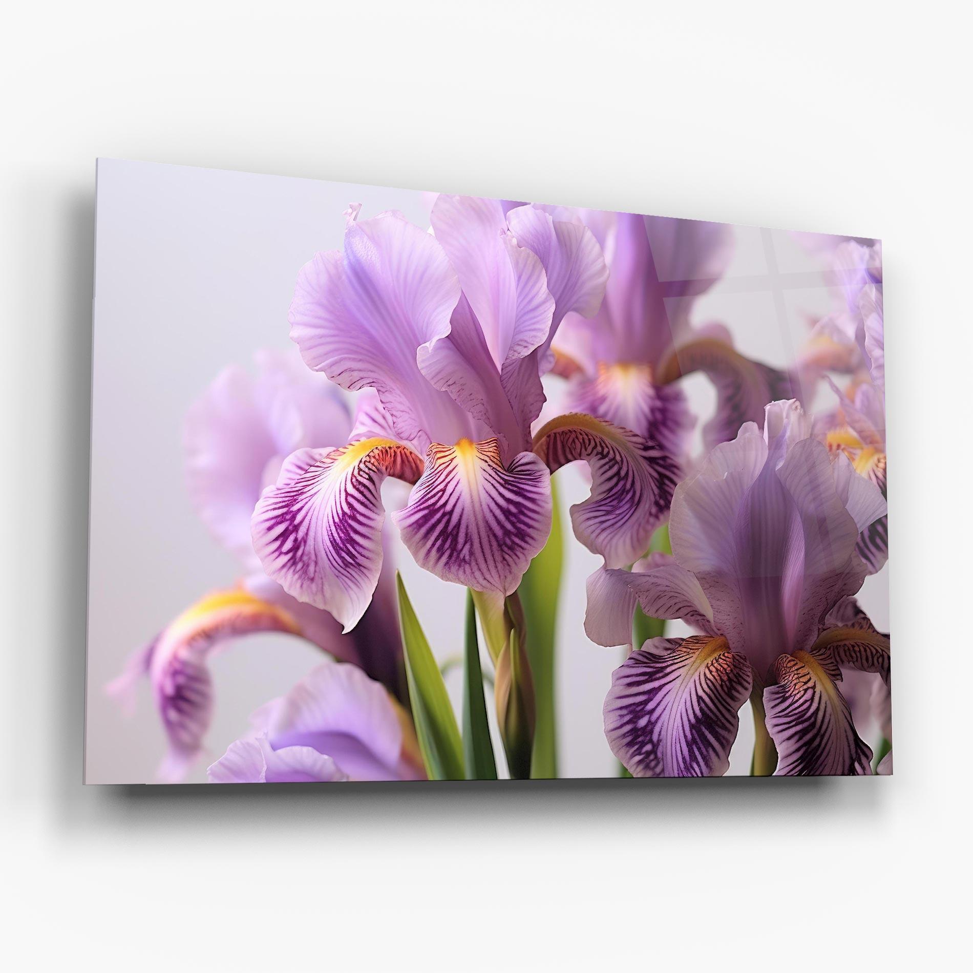 Стъклена картина Iris In Vase mockup 6