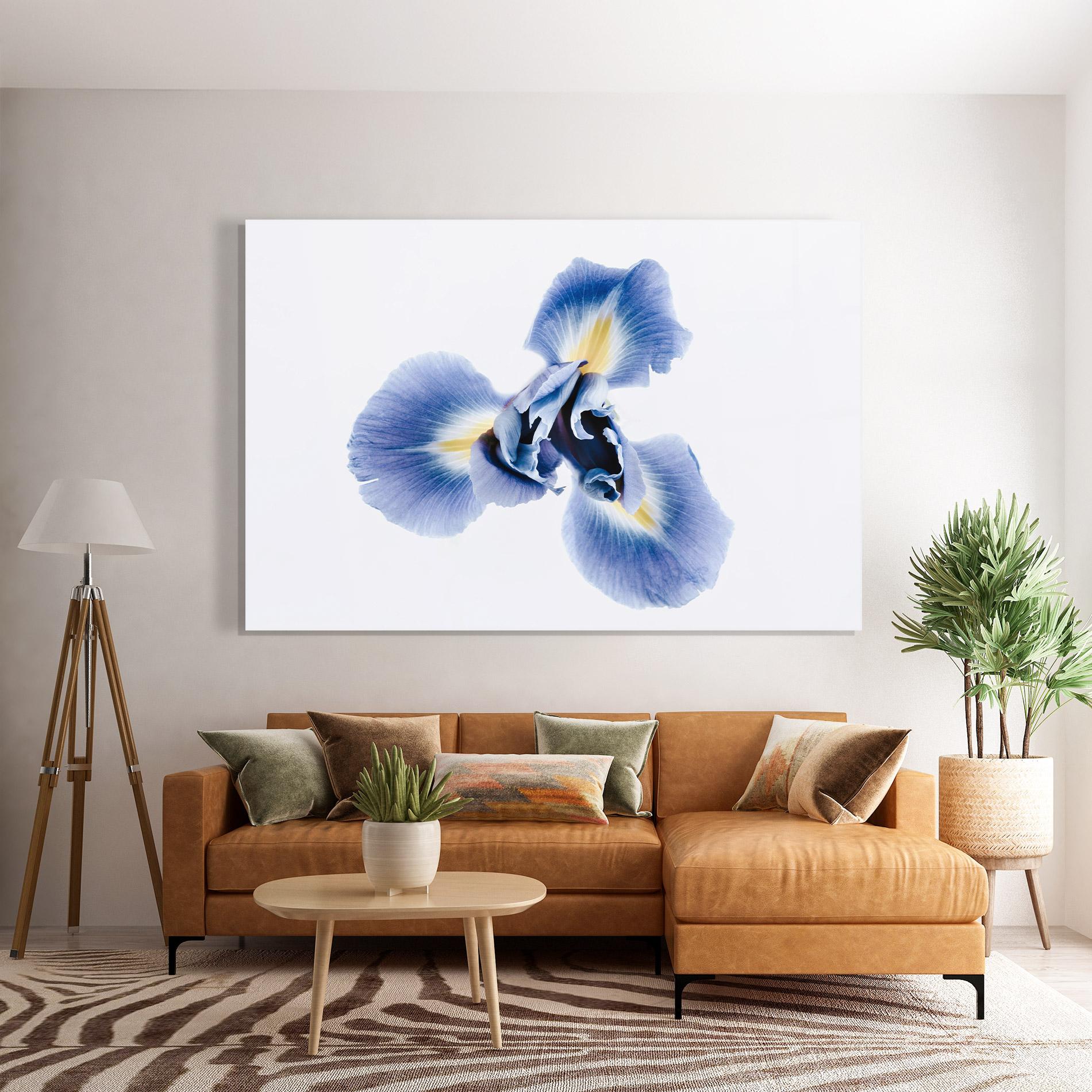 Стъклена картина Iris Flower mockup 7