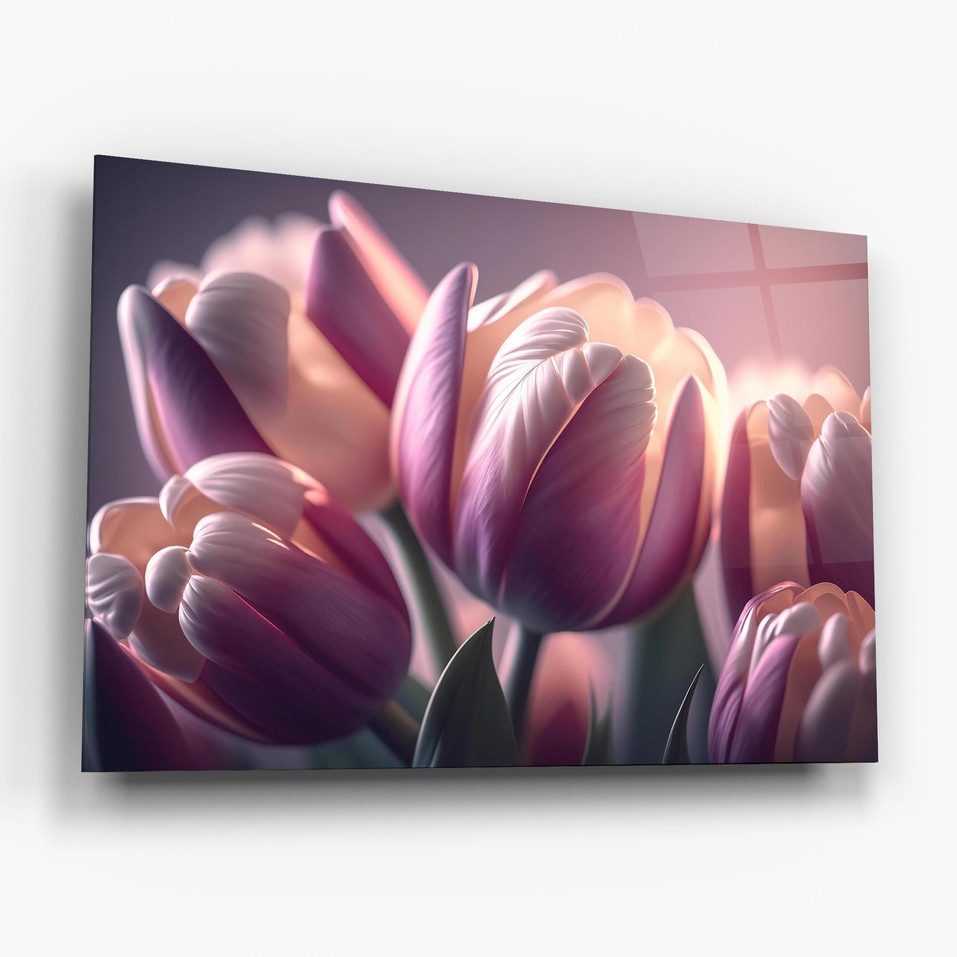 Pastel Pink Tulips mockup 6