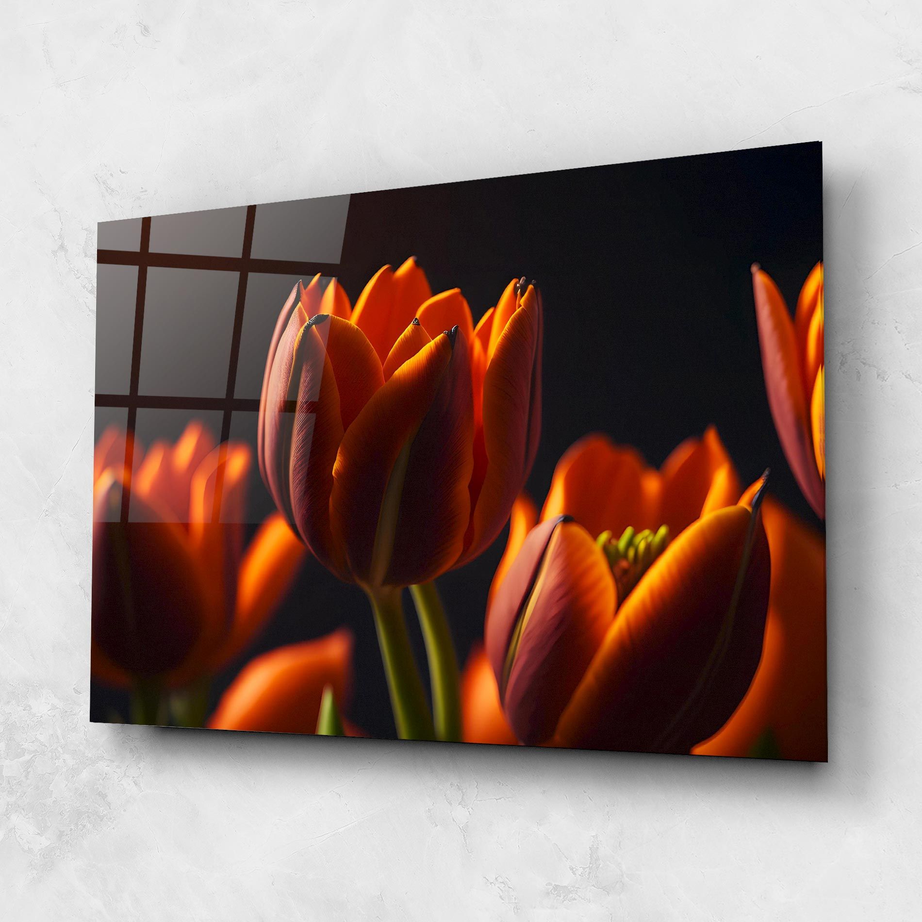 Close Up Orange Tulip mockup 1