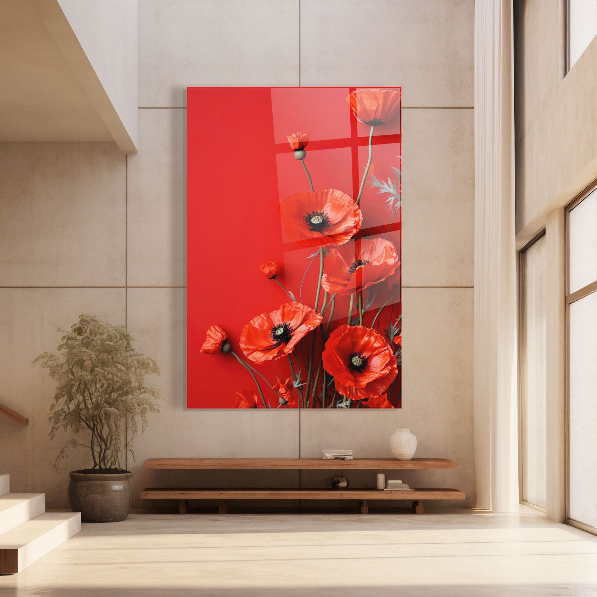 Poppies On The Table mockup 8
