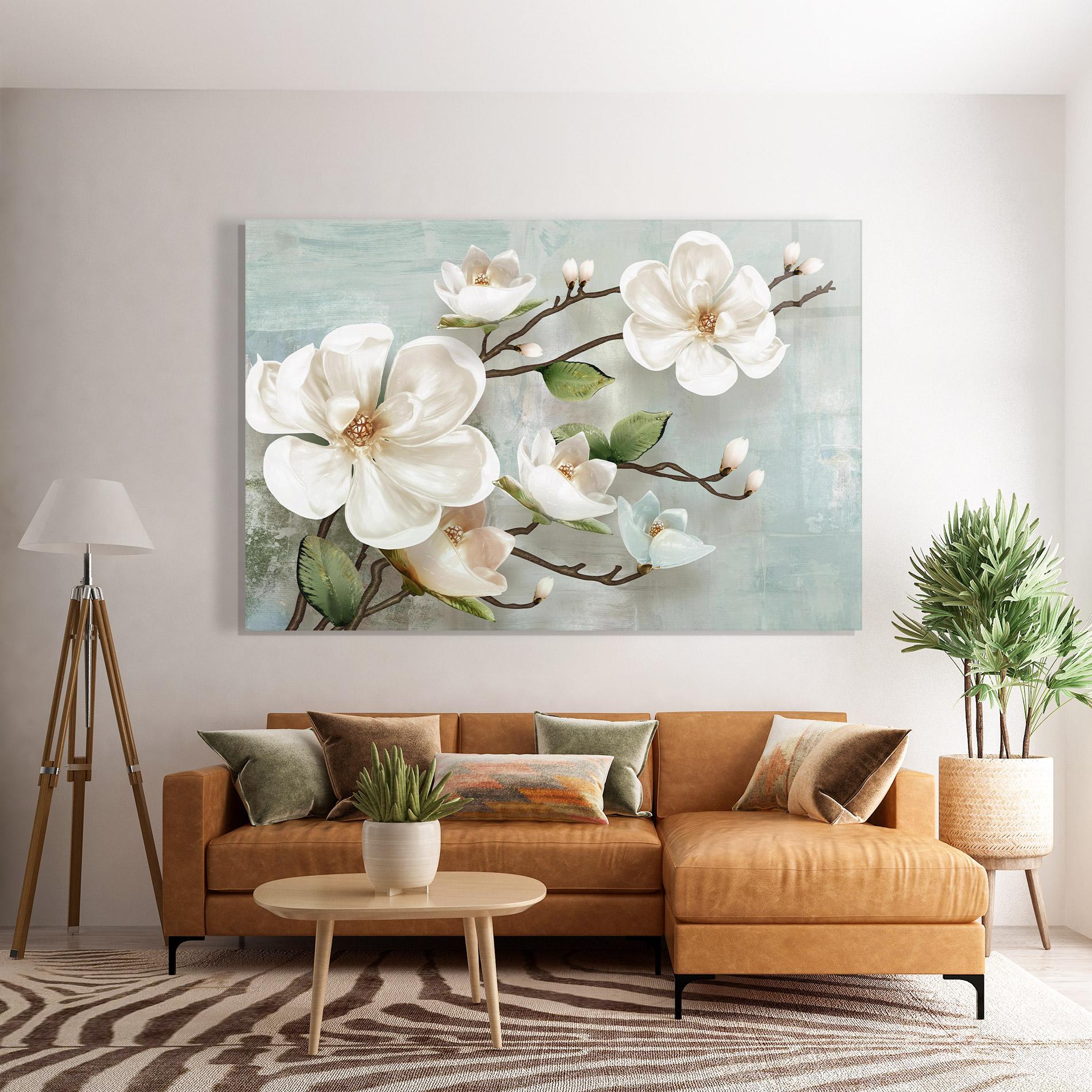 Стъклена картина Magnolino mockup 7