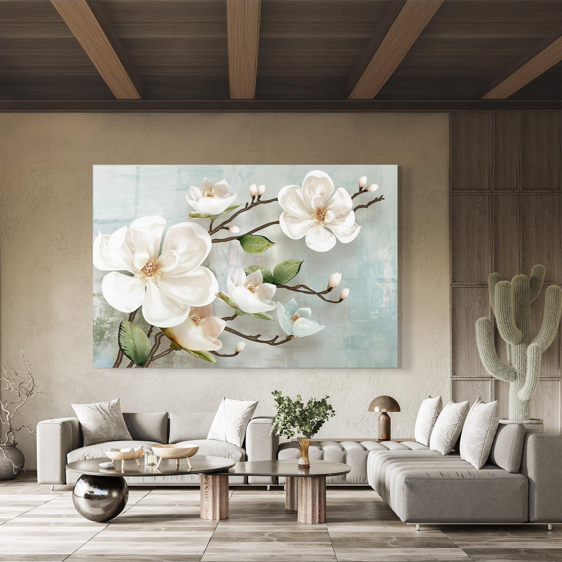 Стъклена картина Magnolino mockup 8