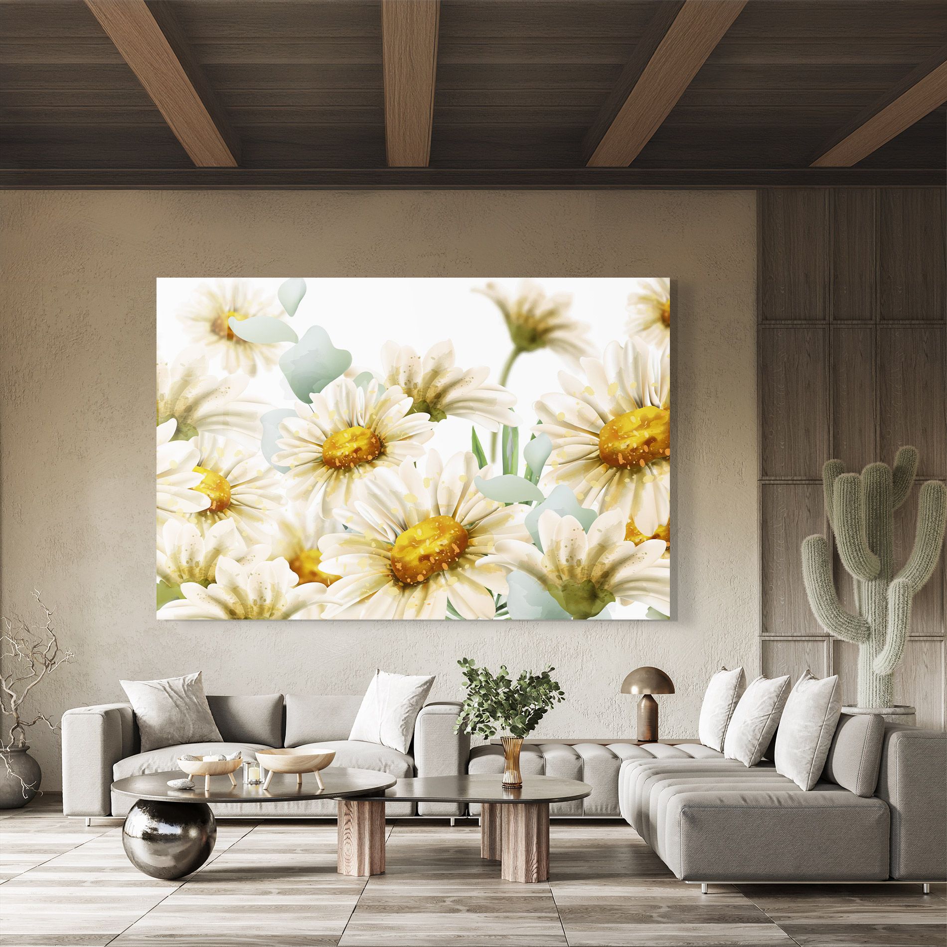 Beautiful Daisy Art mockup 8