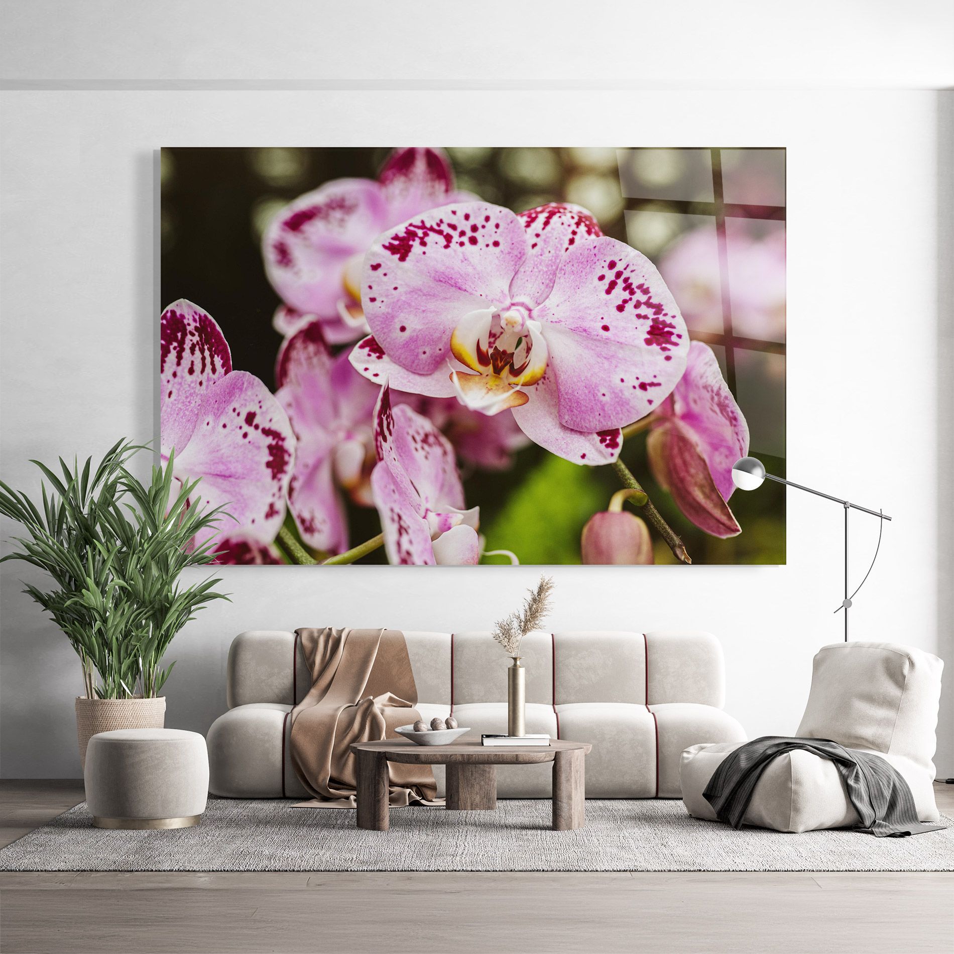 Big Pink Orchid In Nature mockup 9