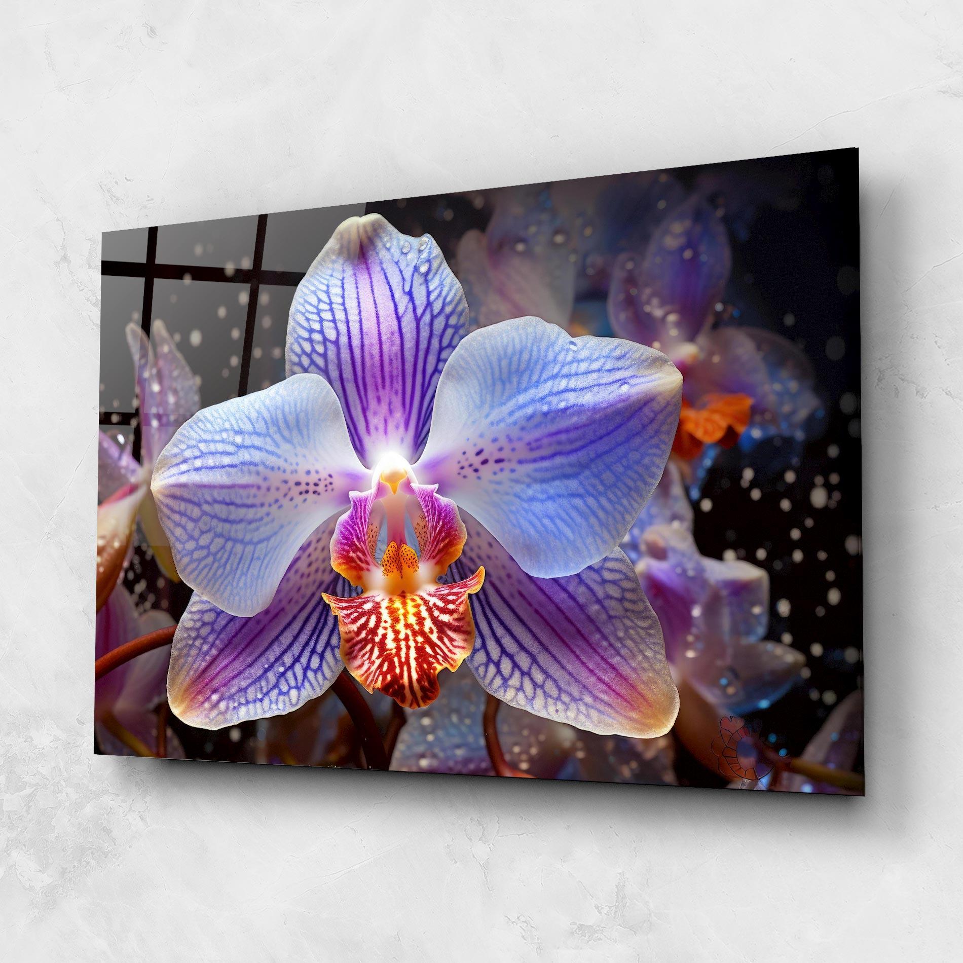 Стъклена картина Light Purple Orchid Art mockup 1