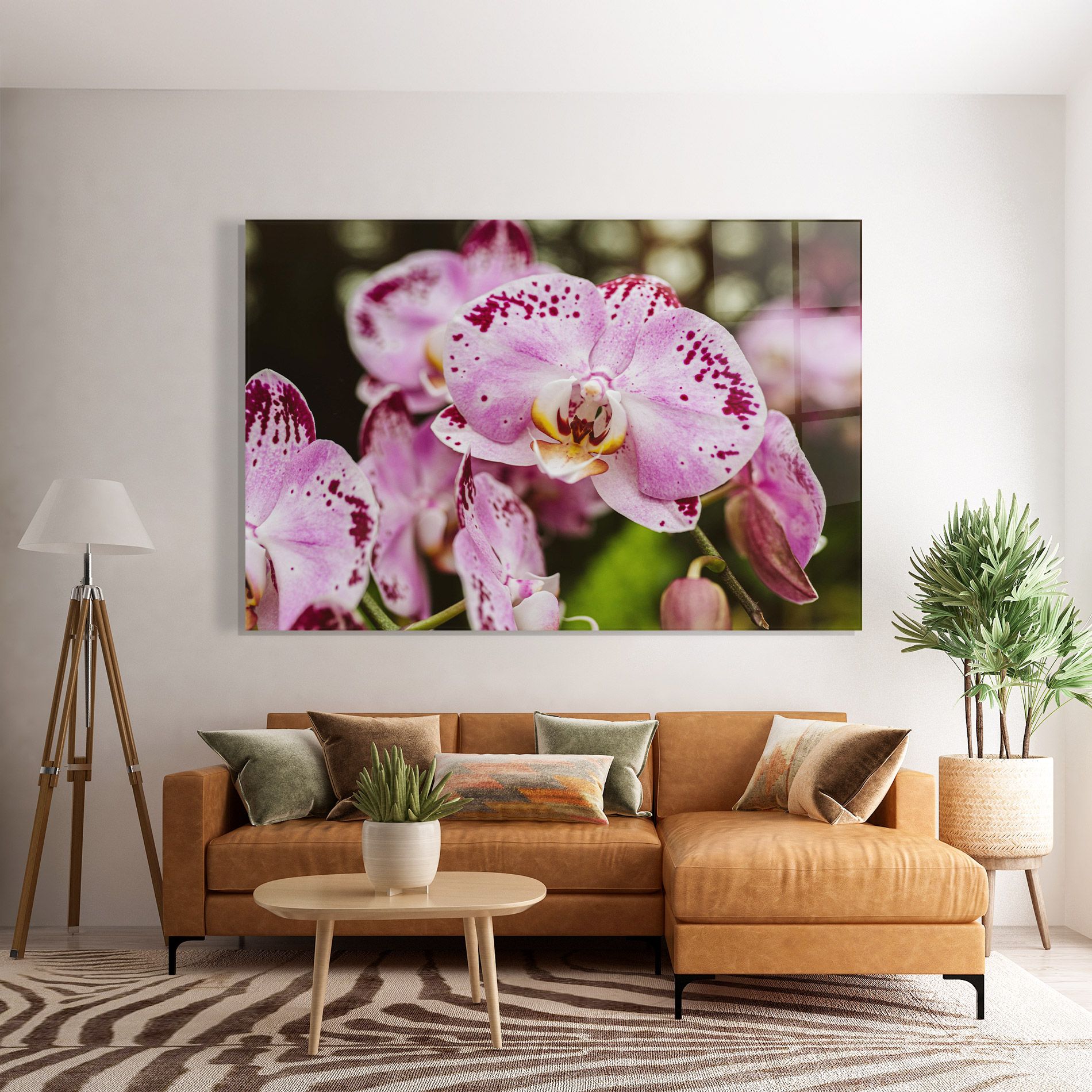Big Pink Orchid In Nature mockup 7