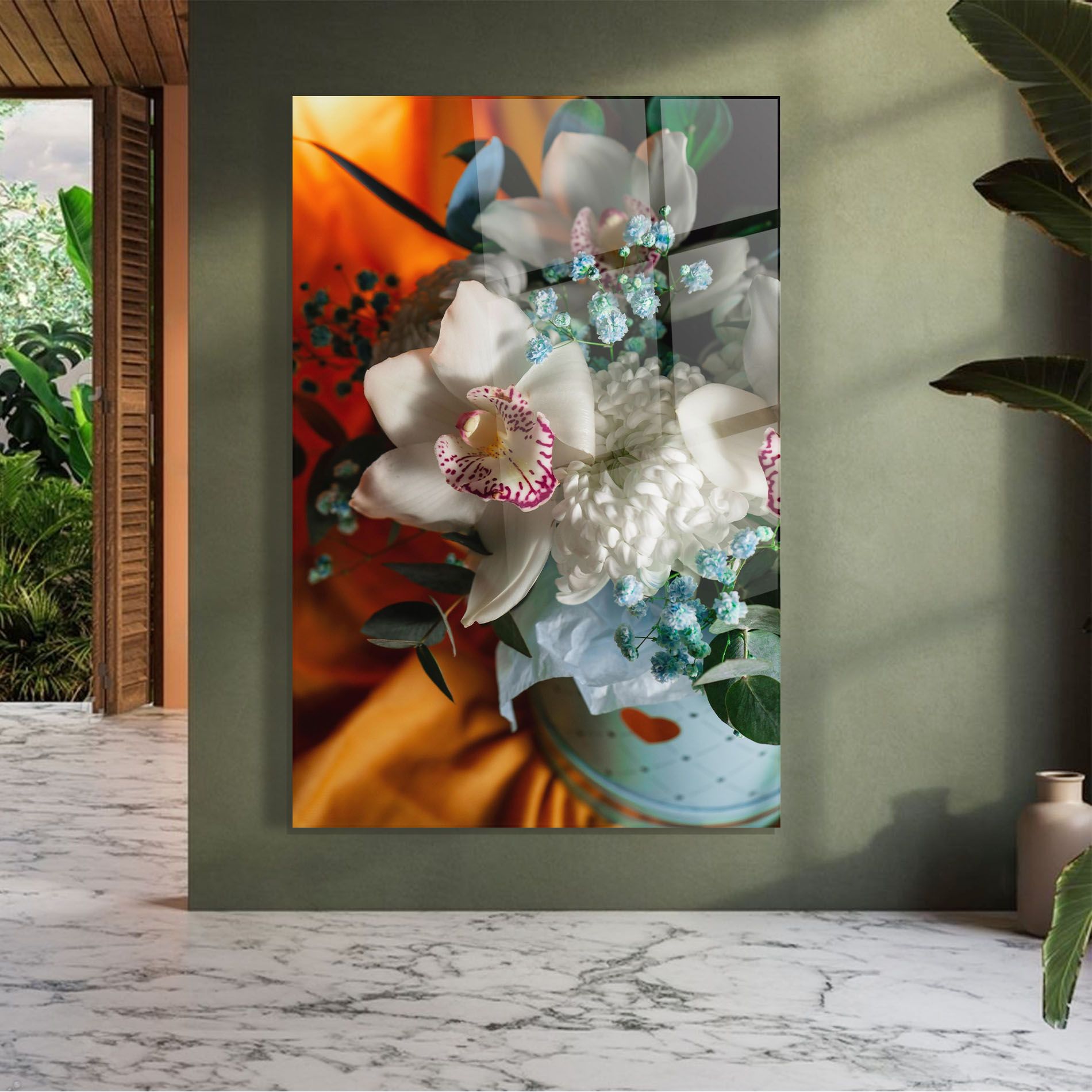 Orchid In Vase mockup 7