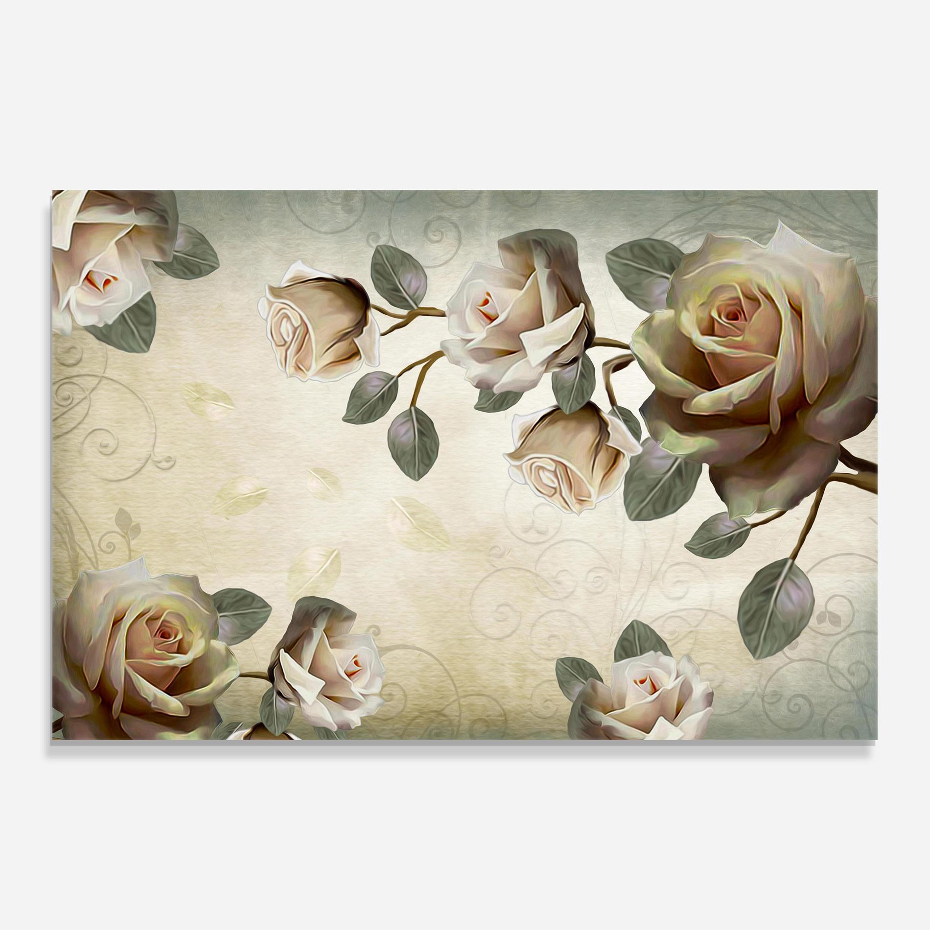 Стъклена картина Fir De Trandafir mockup 0