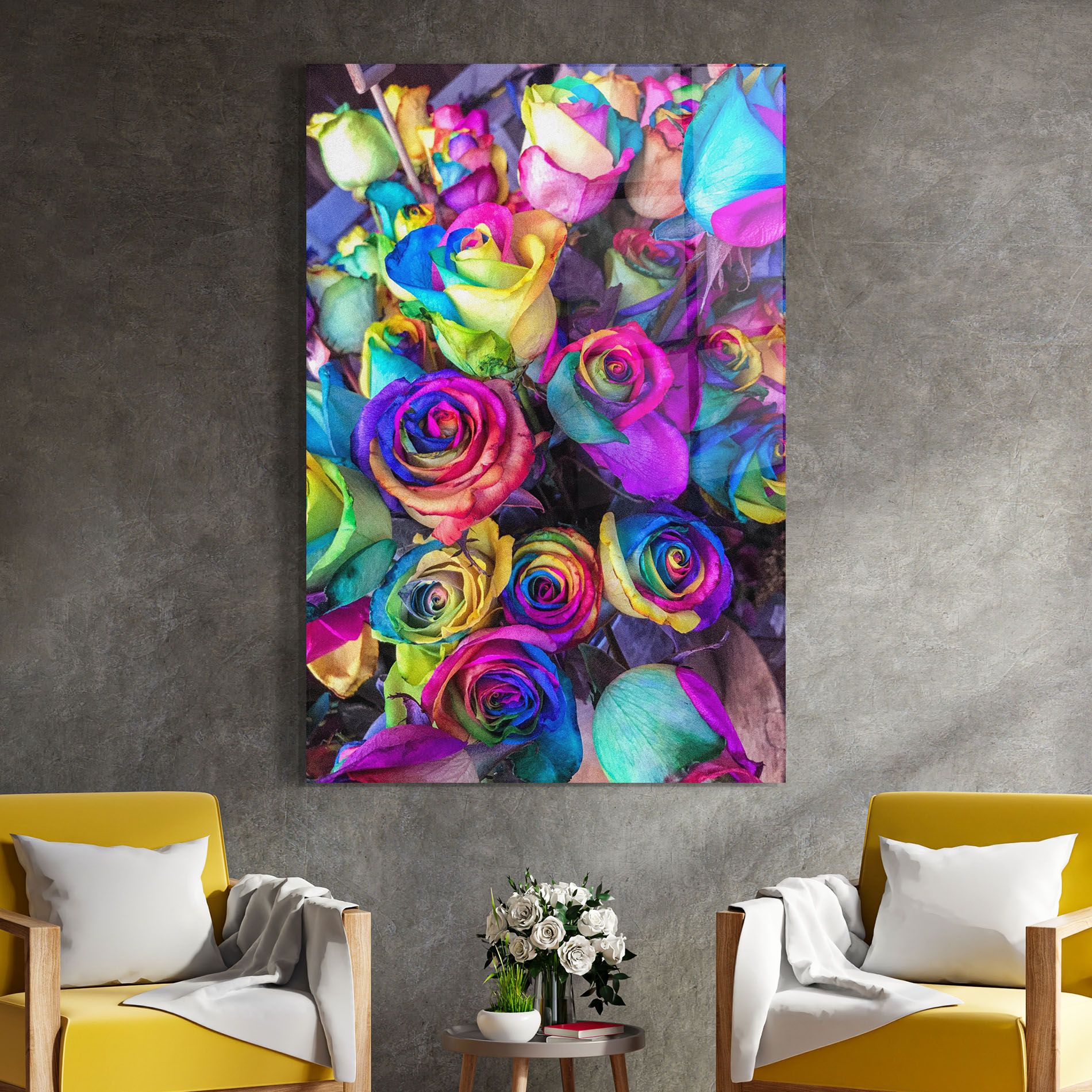 Collorfull Flowers mockup 4