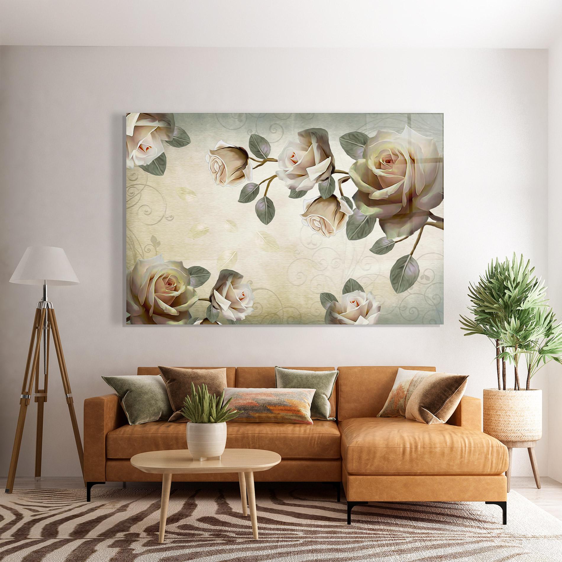 Стъклена картина Fir De Trandafir mockup 7
