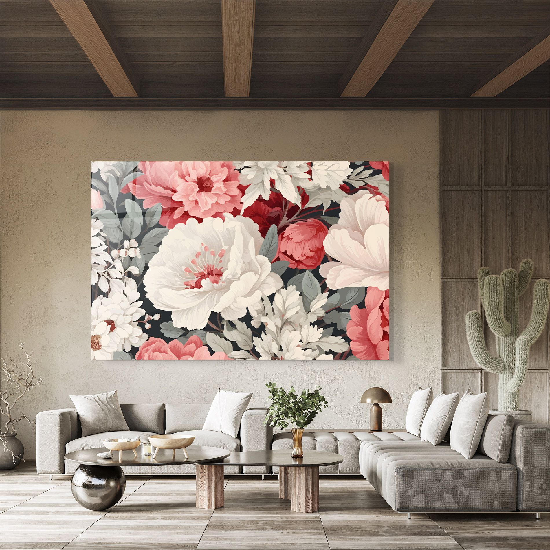 Cream Pink Rose mockup 8