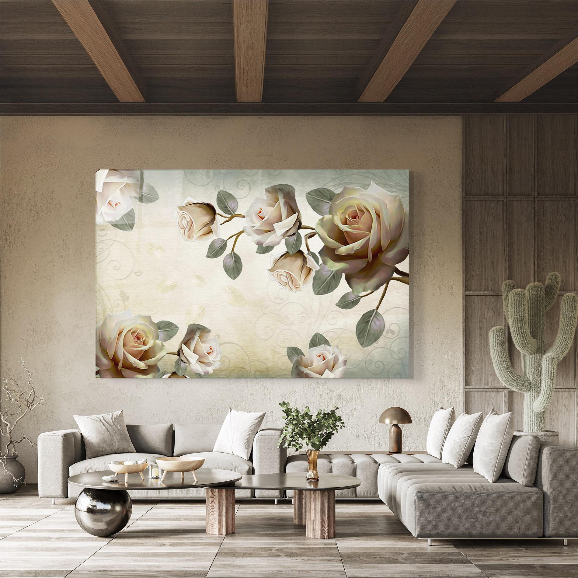 Стъклена картина Fir De Trandafir mockup 8