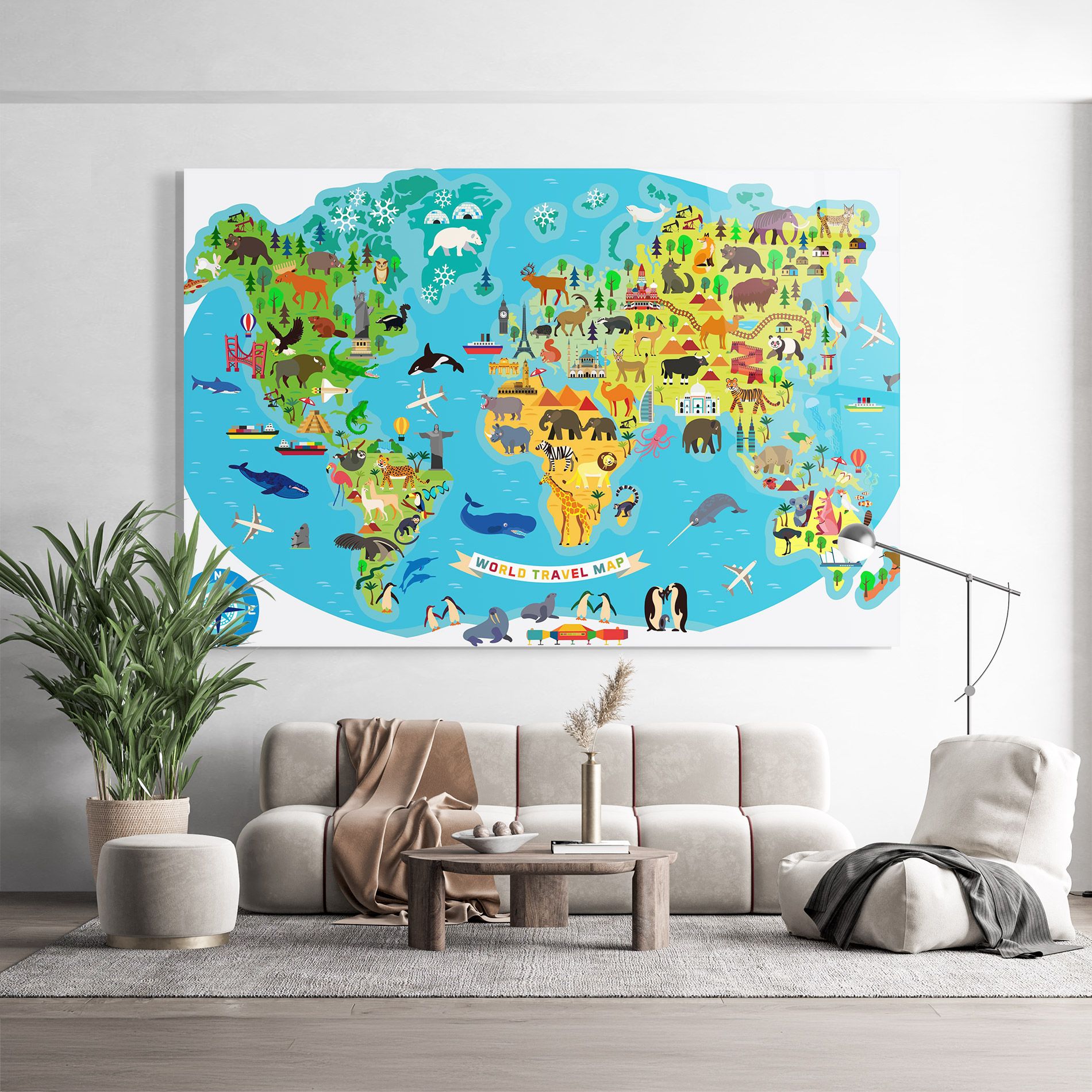 Kids Travel Map mockup 9
