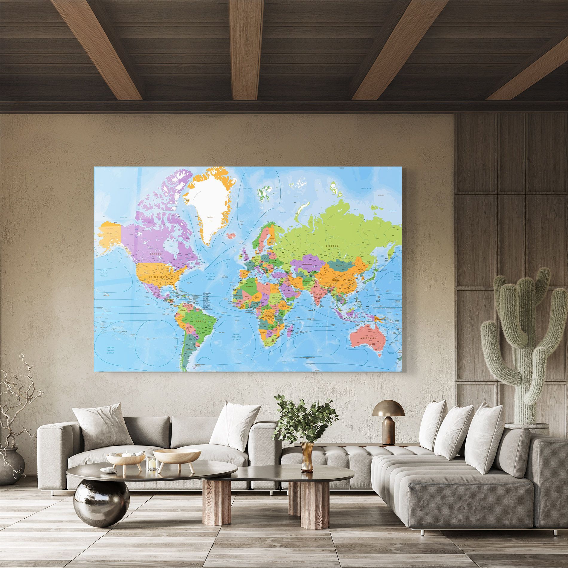 Color World Map mockup 8