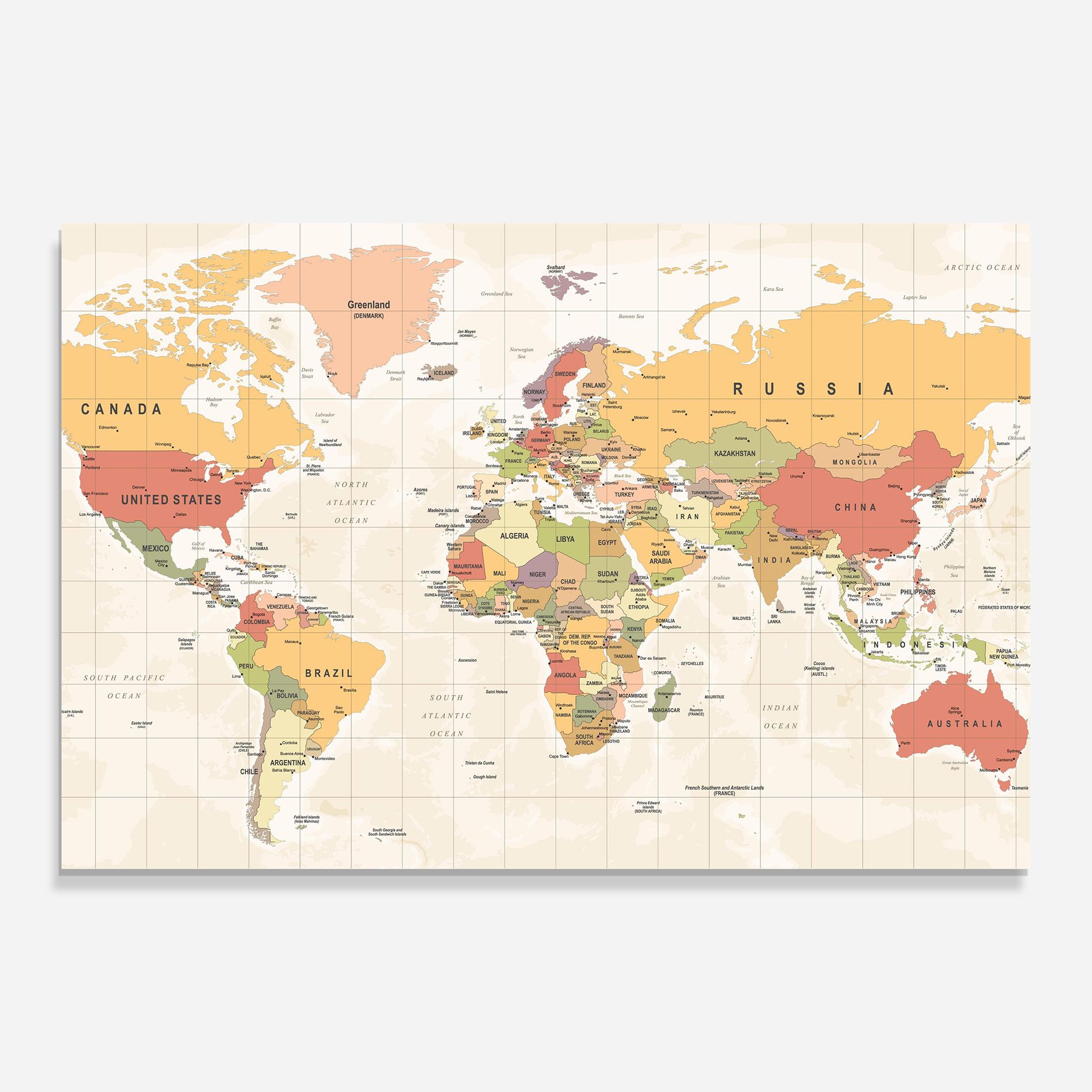 Orange Cream Map mockup 0