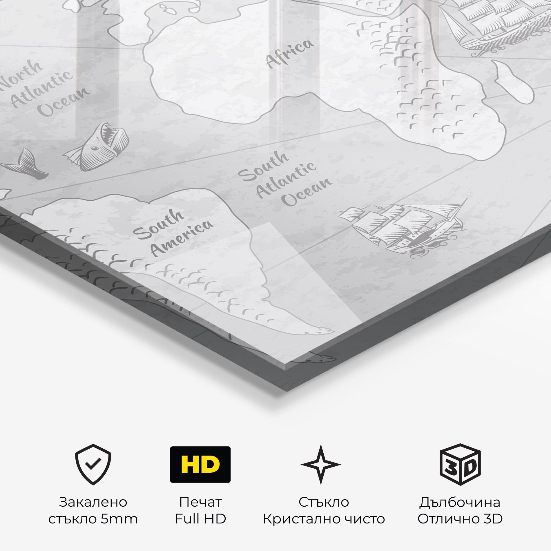 Grey Old Map mockup 3