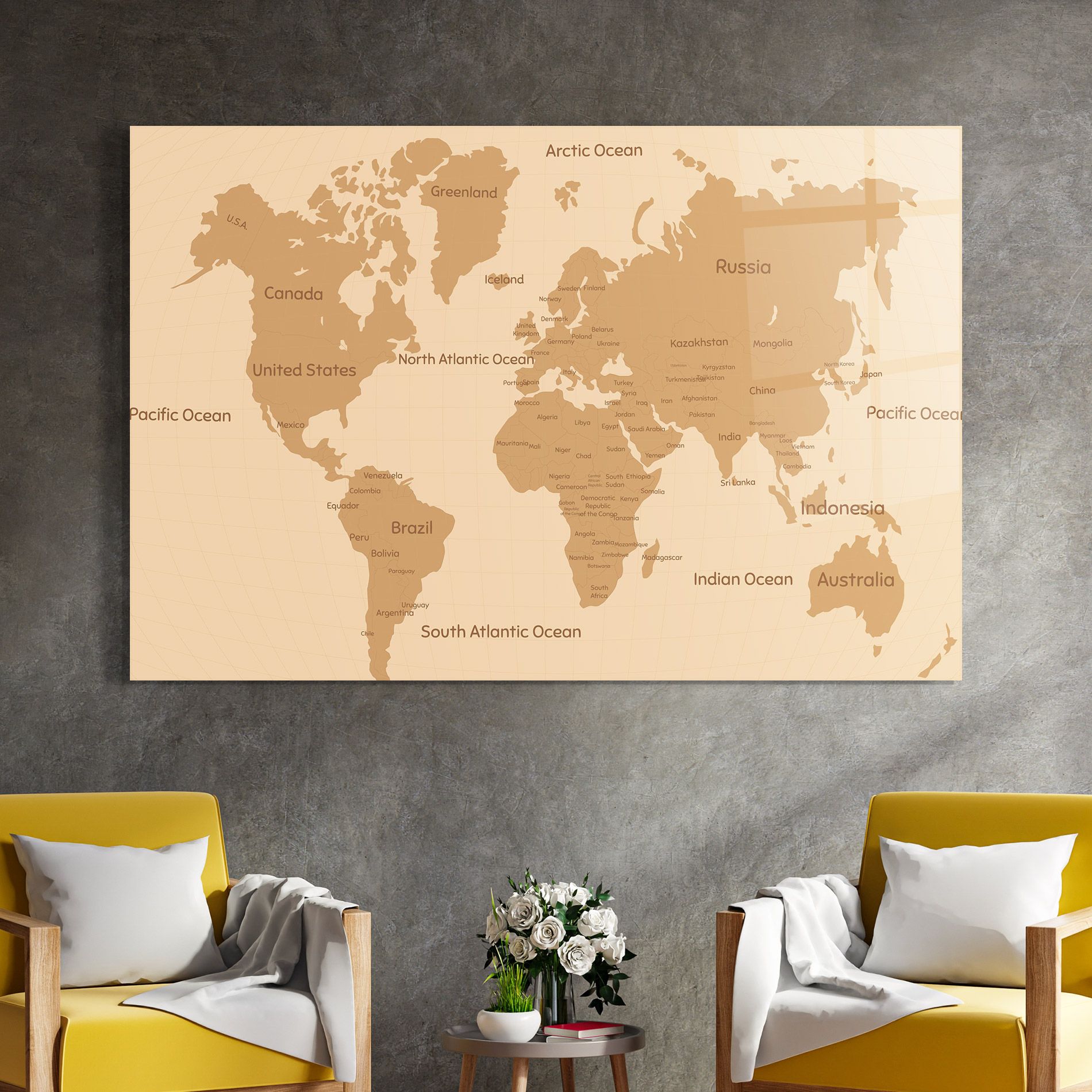 Ocean Old Map mockup 4