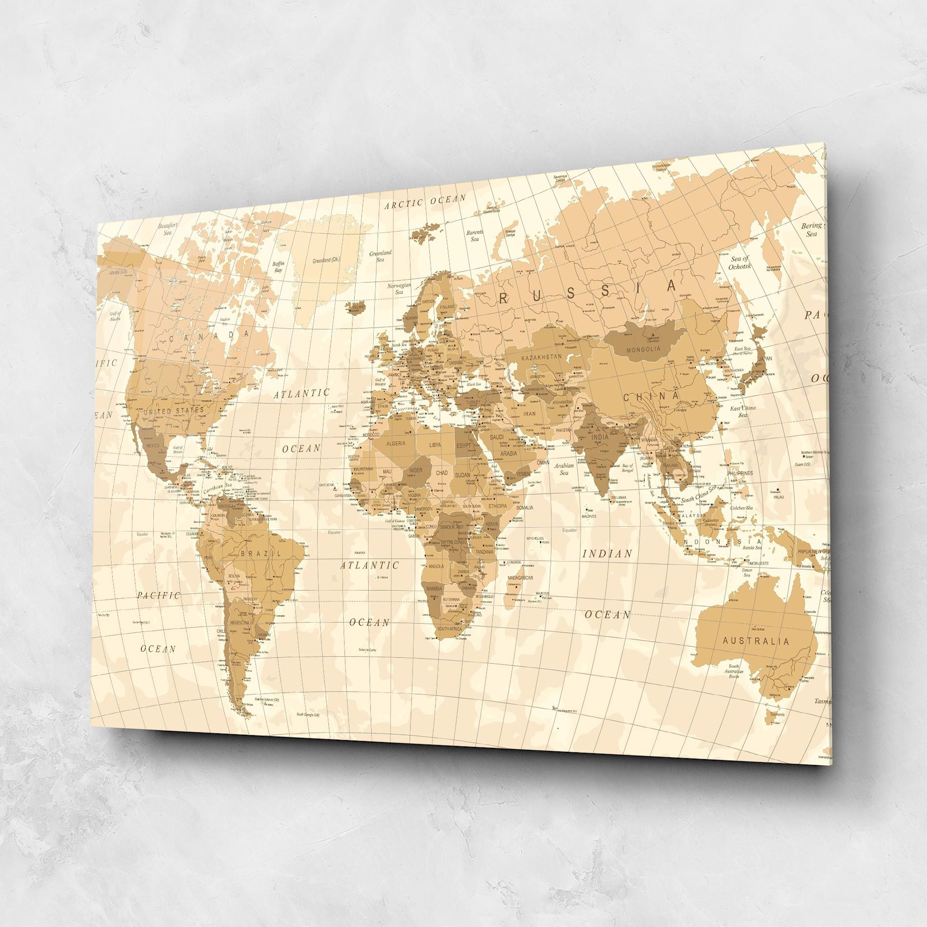Cream Color Map mockup 1