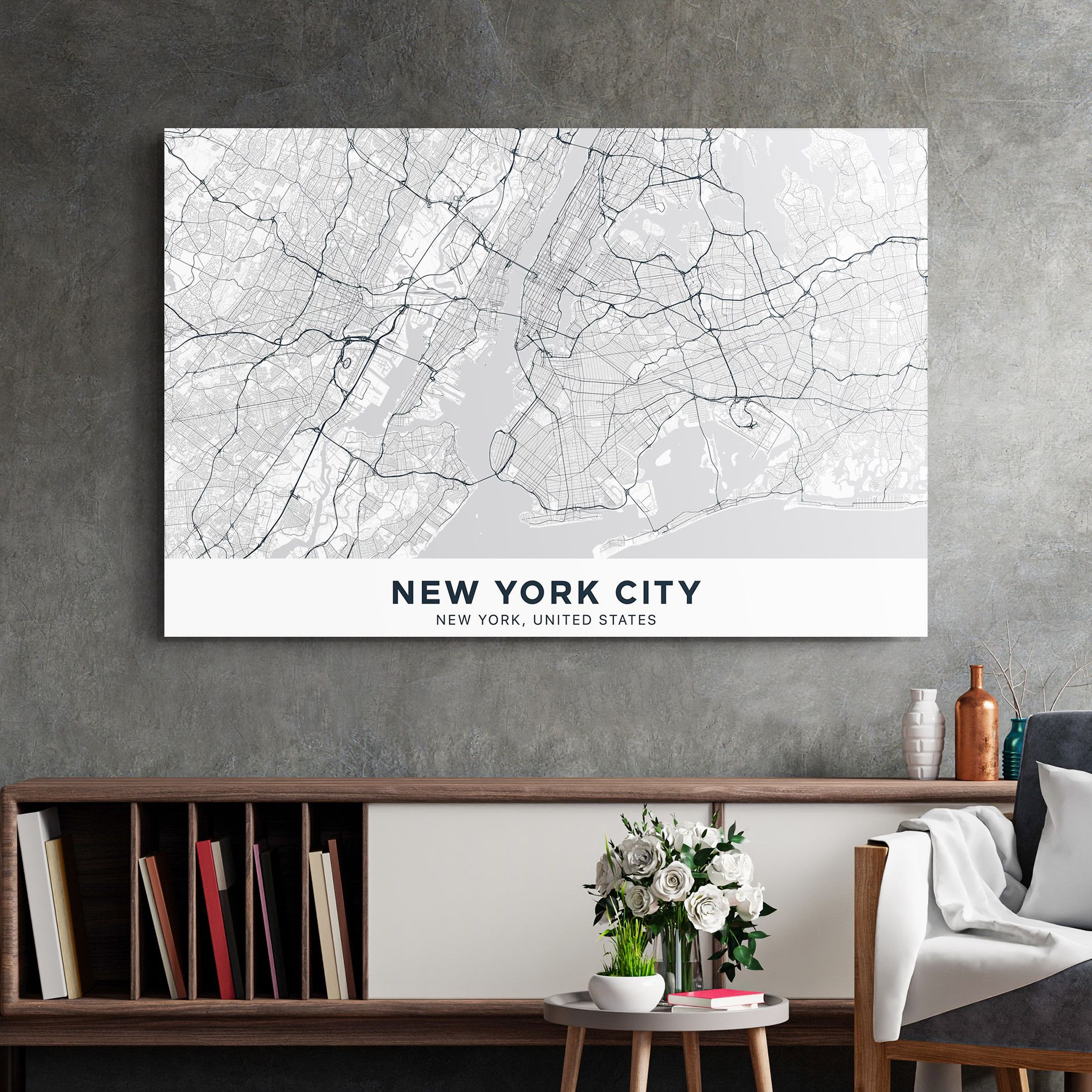 New York Map mockup 2