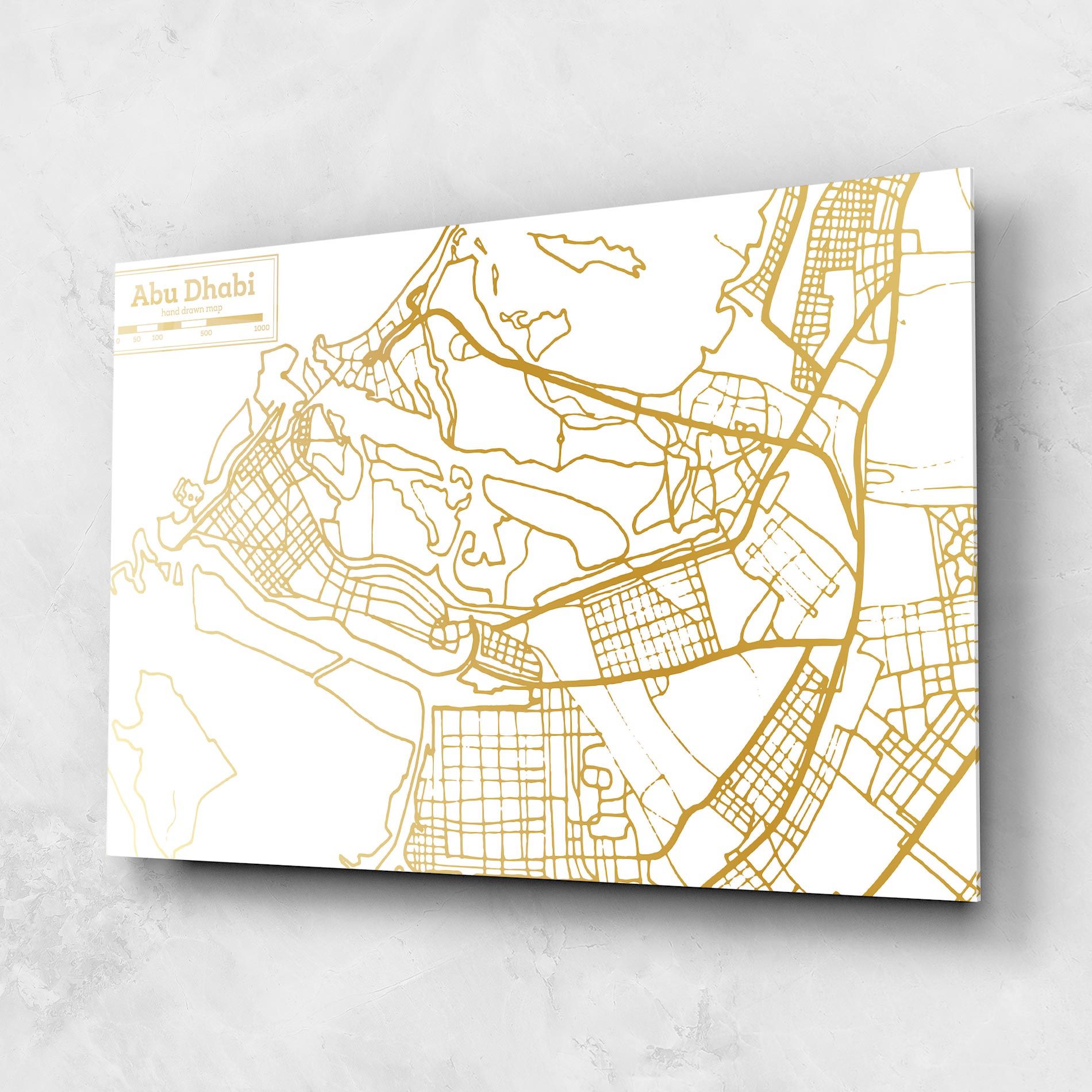 Abu Dhabi Map mockup 1