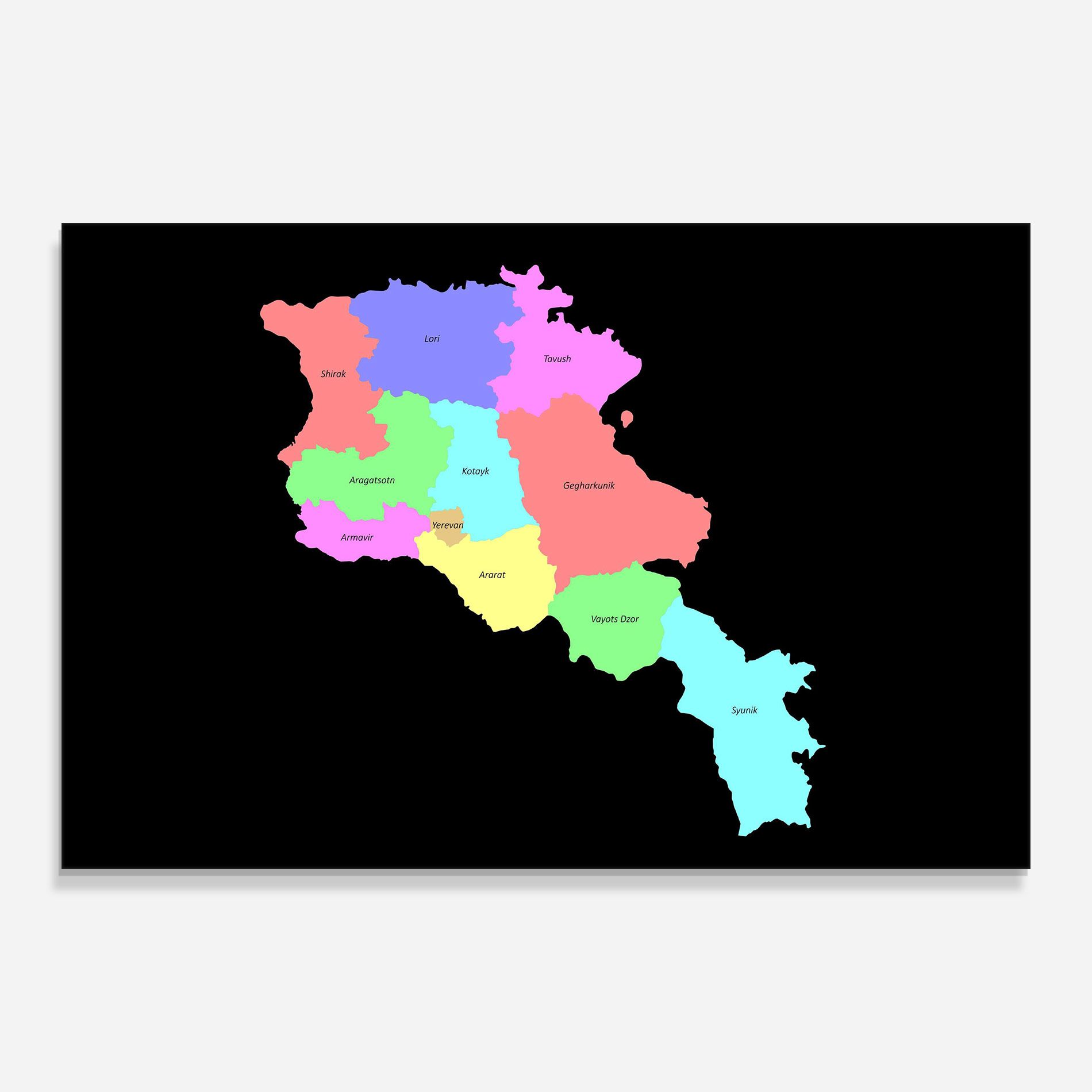 Armenia Map mockup 0