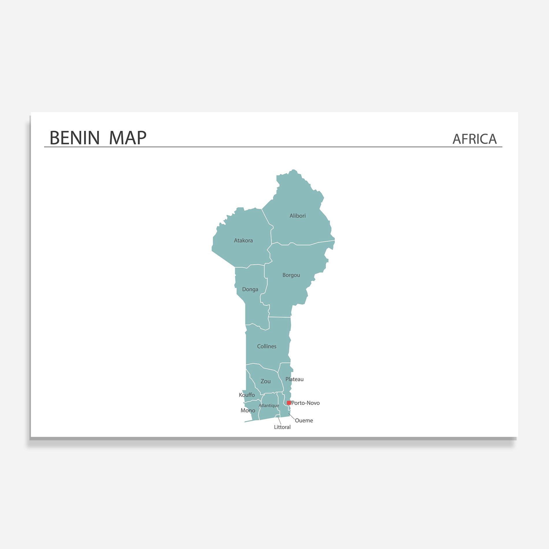 Benin Map mockup 0