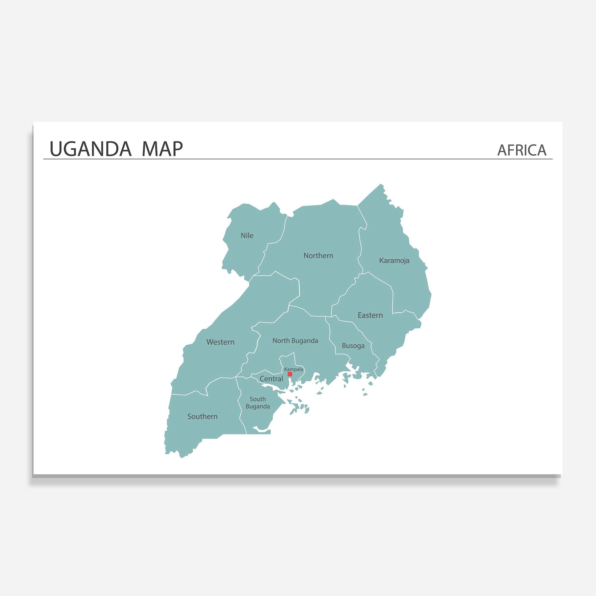 Uganda Map mockup 0