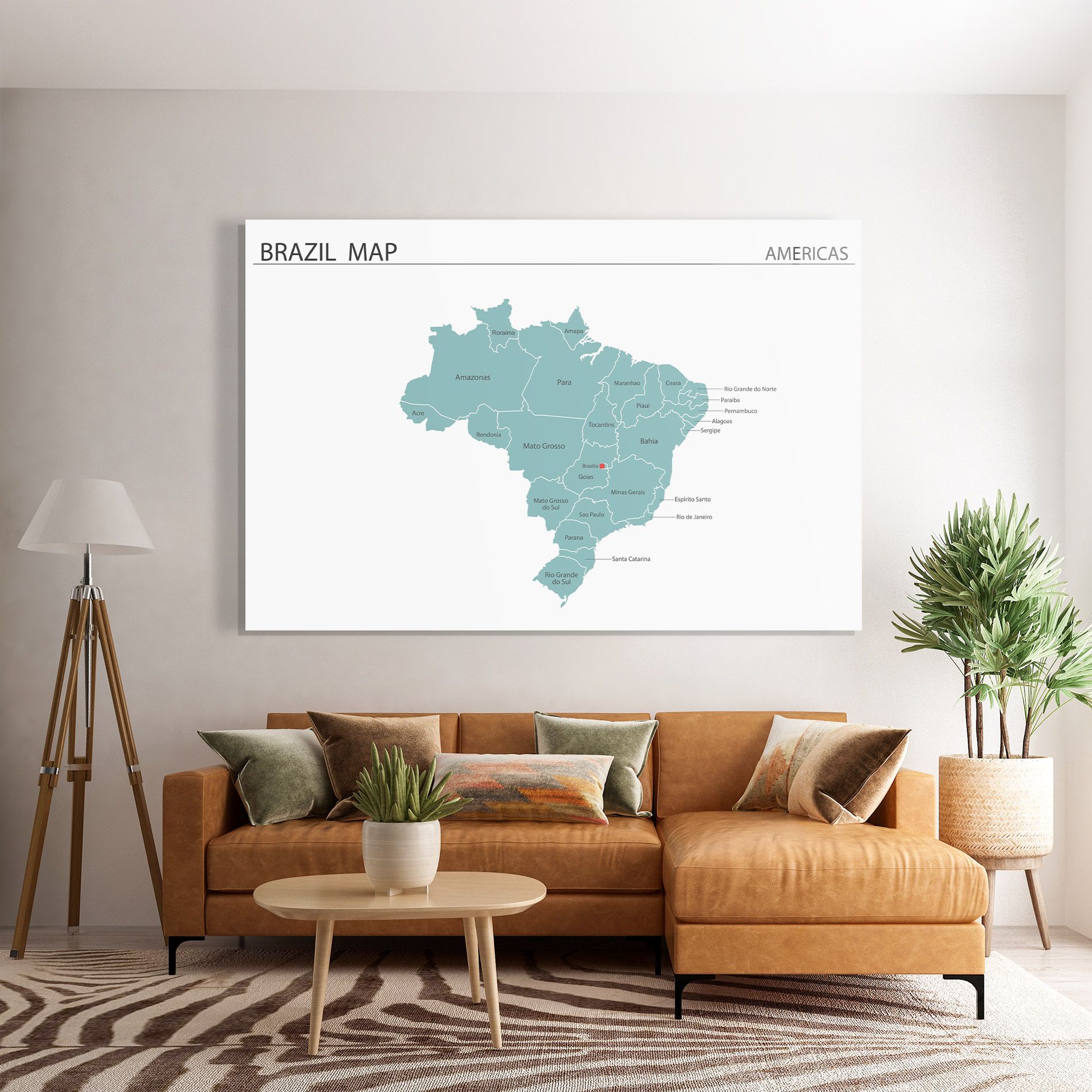 Brazil Map mockup 7