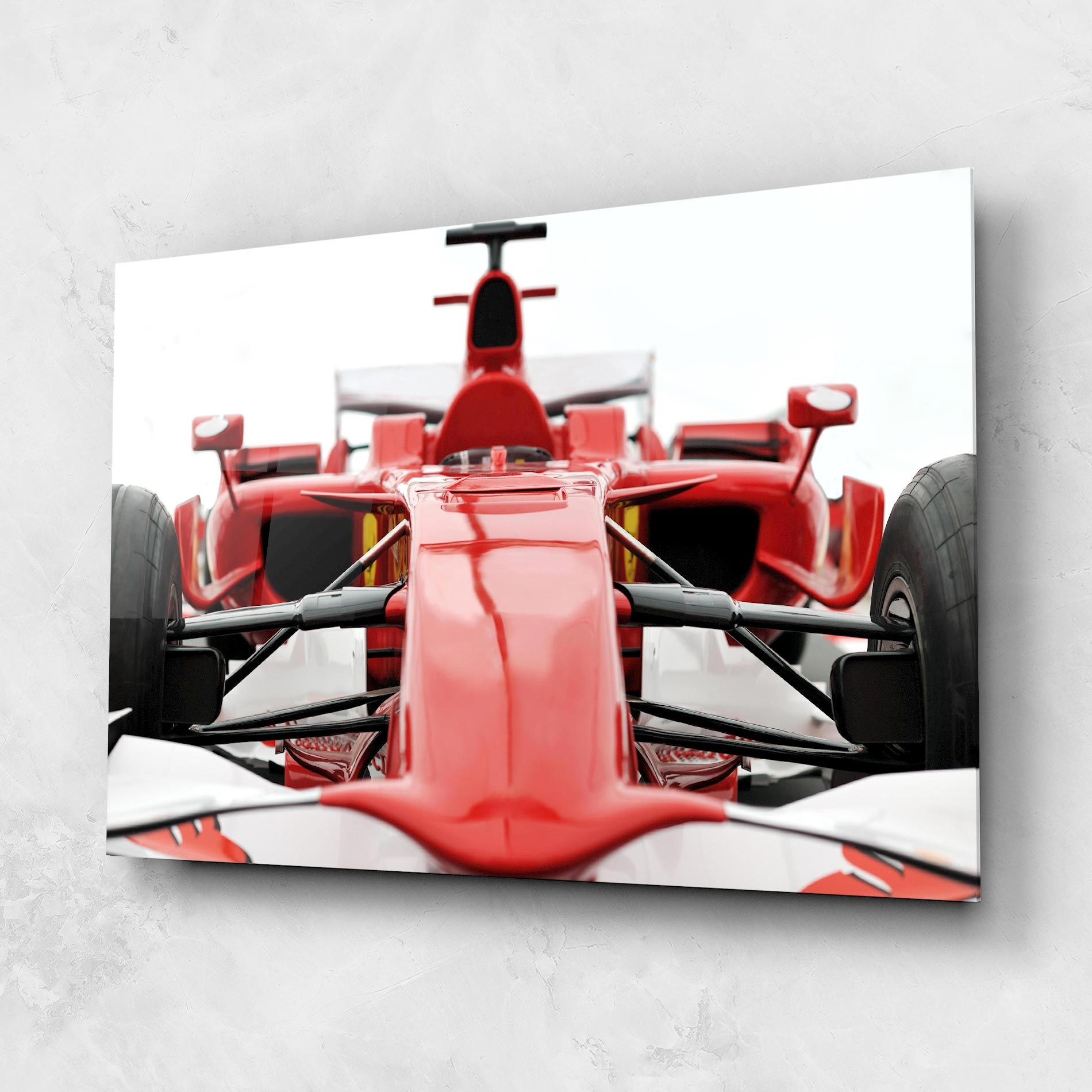 Red Formula 1 Car mockup 1
