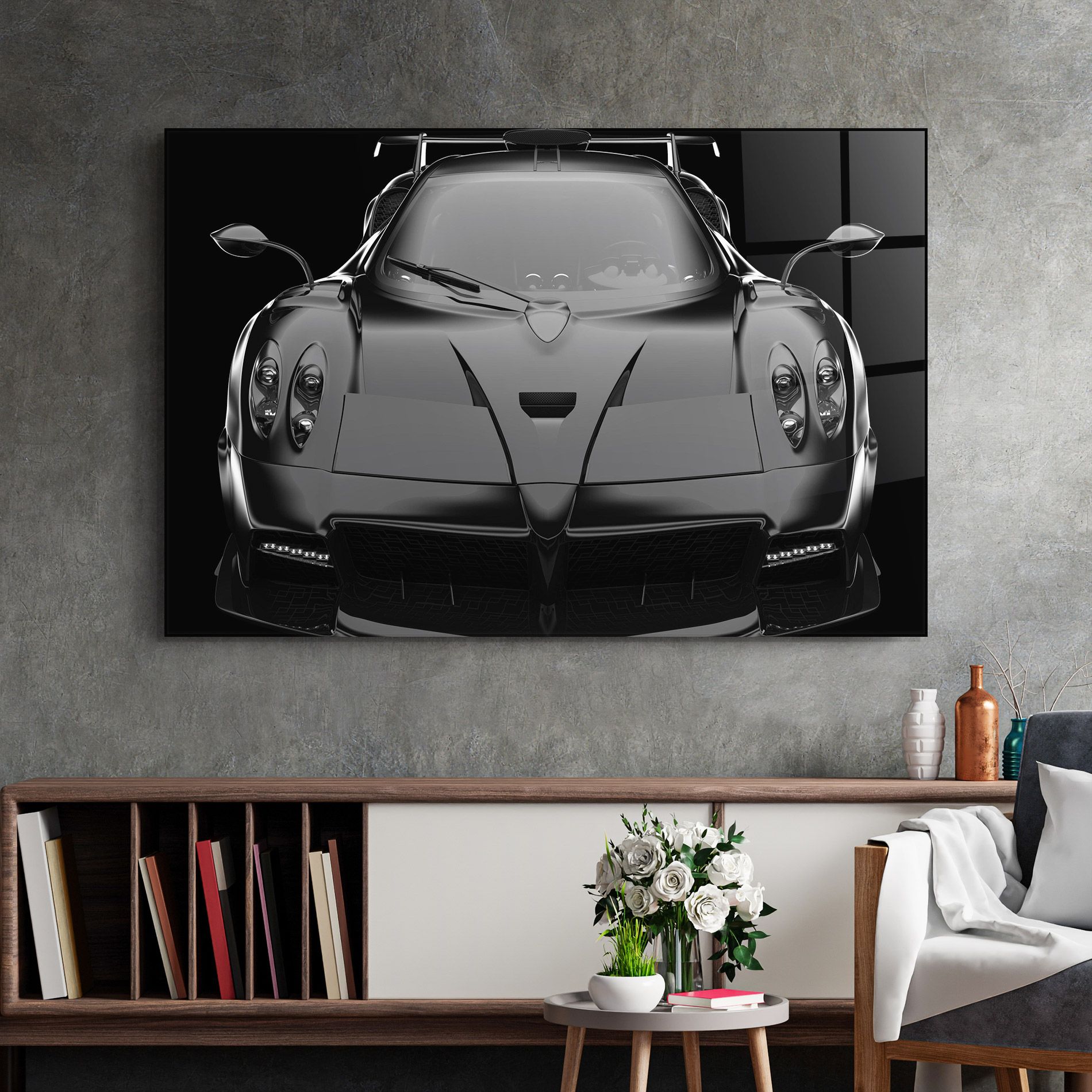Black Matte Pagani mockup 2