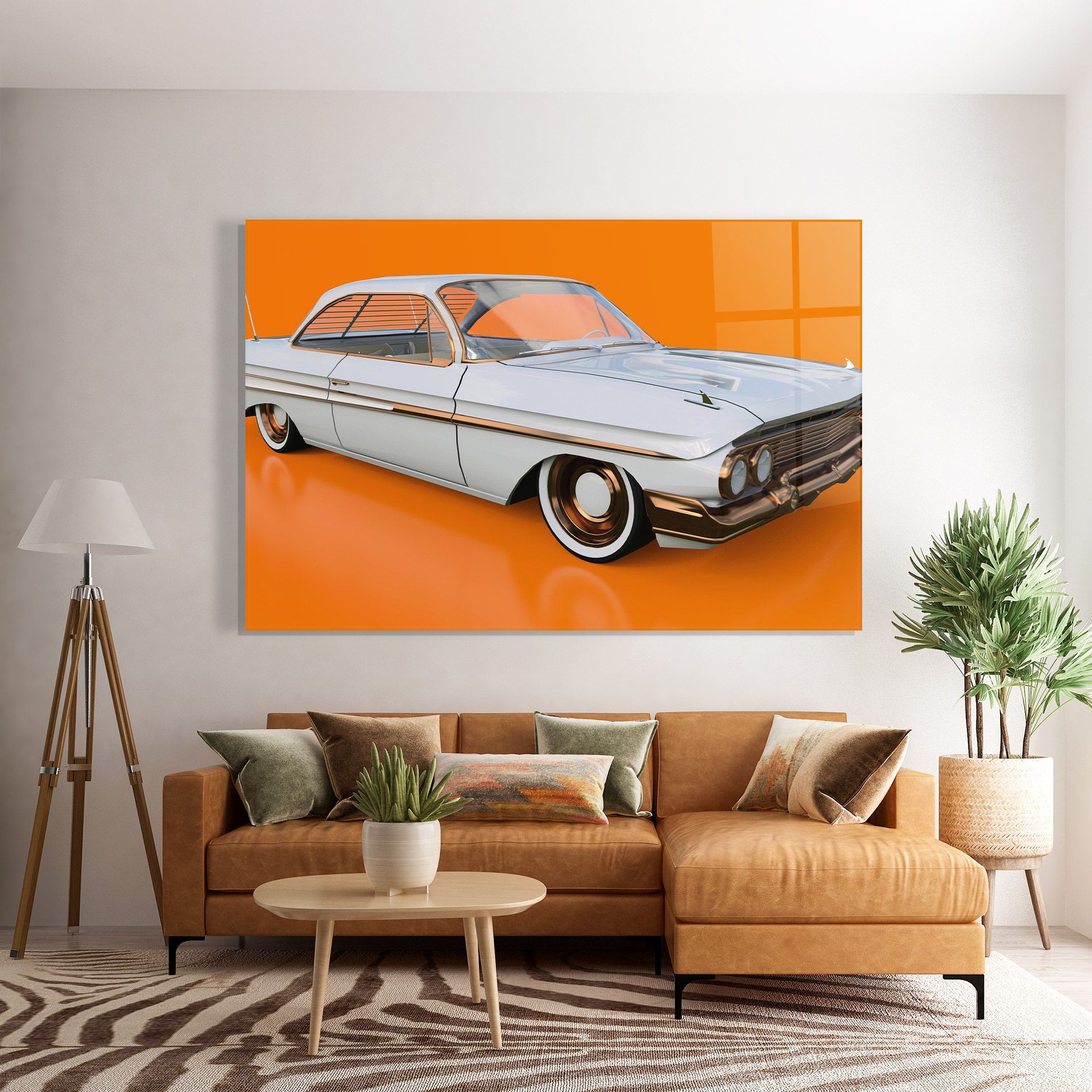 Old American Car mockup 7