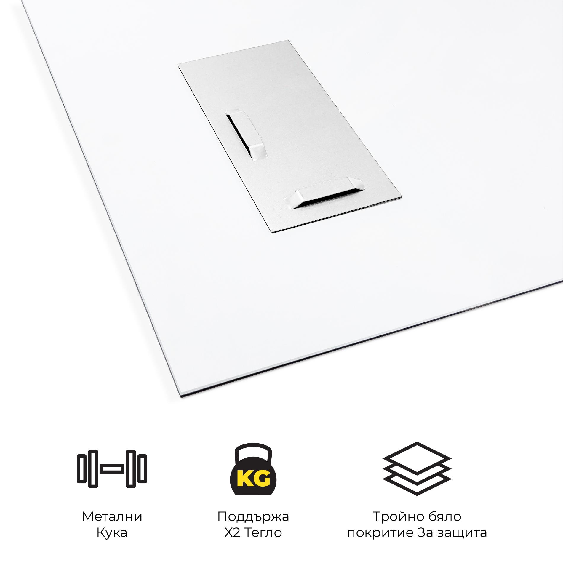 Стъклена картина Flower Water Glass mockup 5