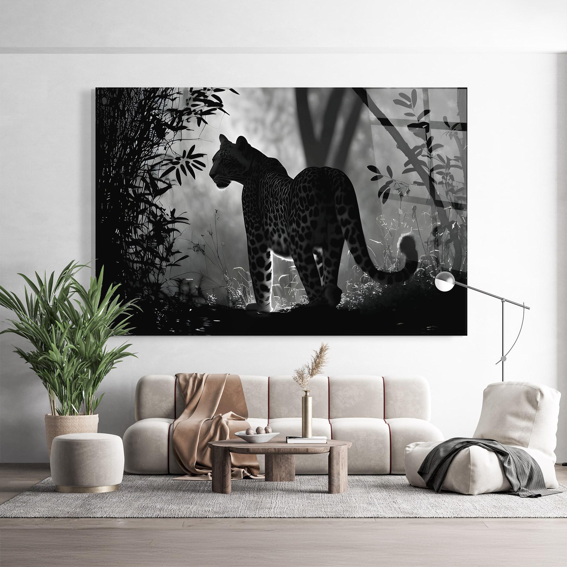 Стъклена картина Beautiful Grey Animal mockup 9