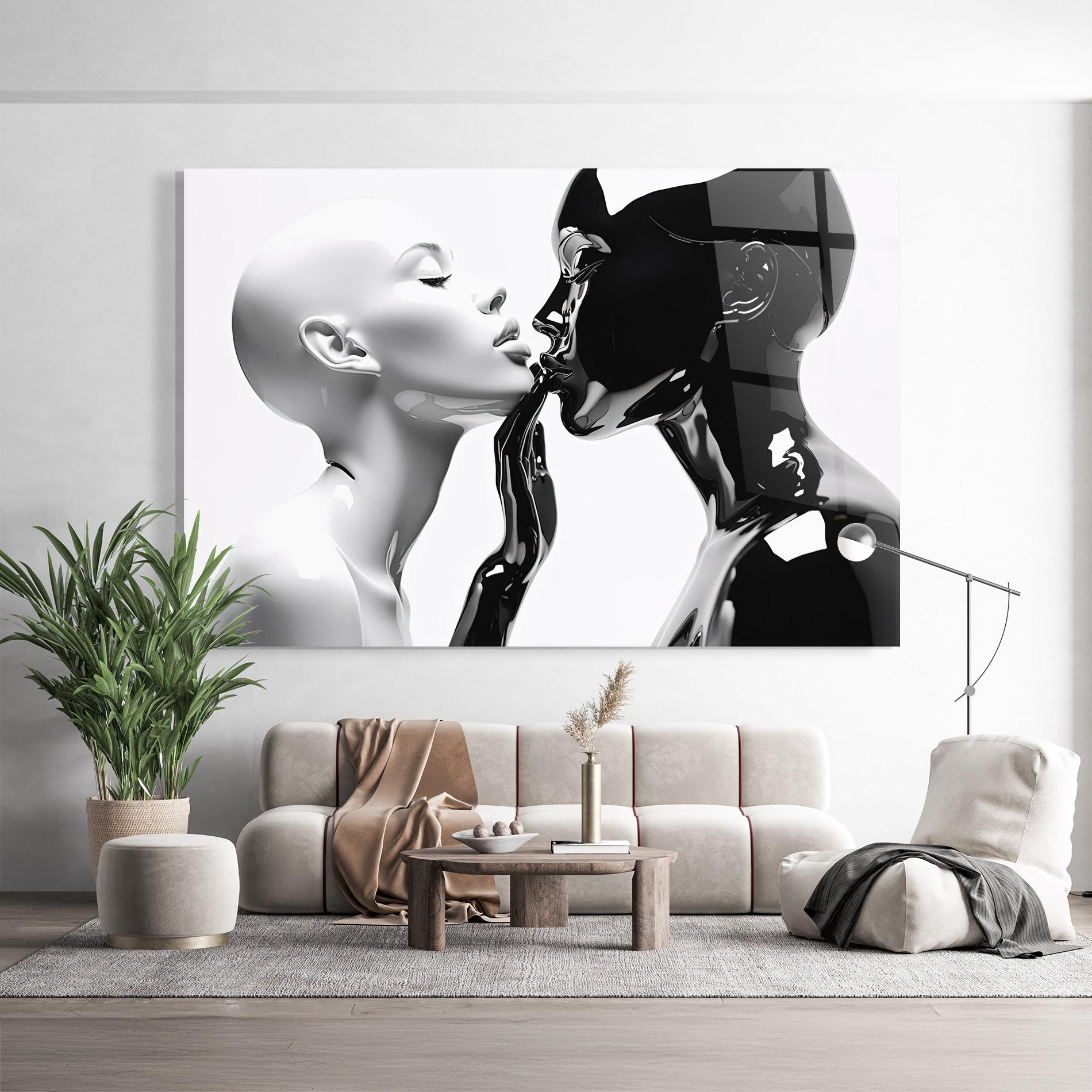 Стъклена картина Feminine Sculpture mockup 9