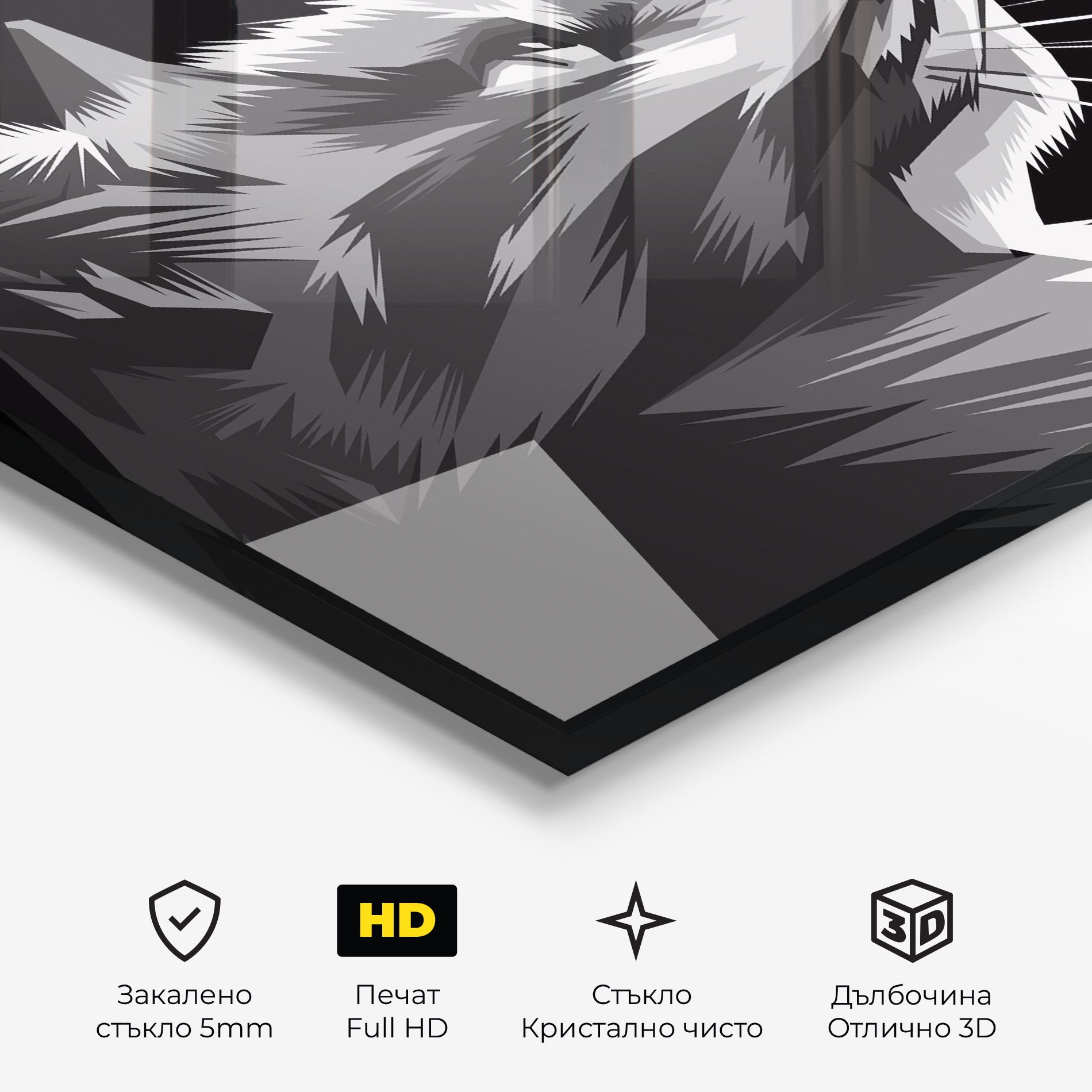 Grey Cat On Black mockup 3