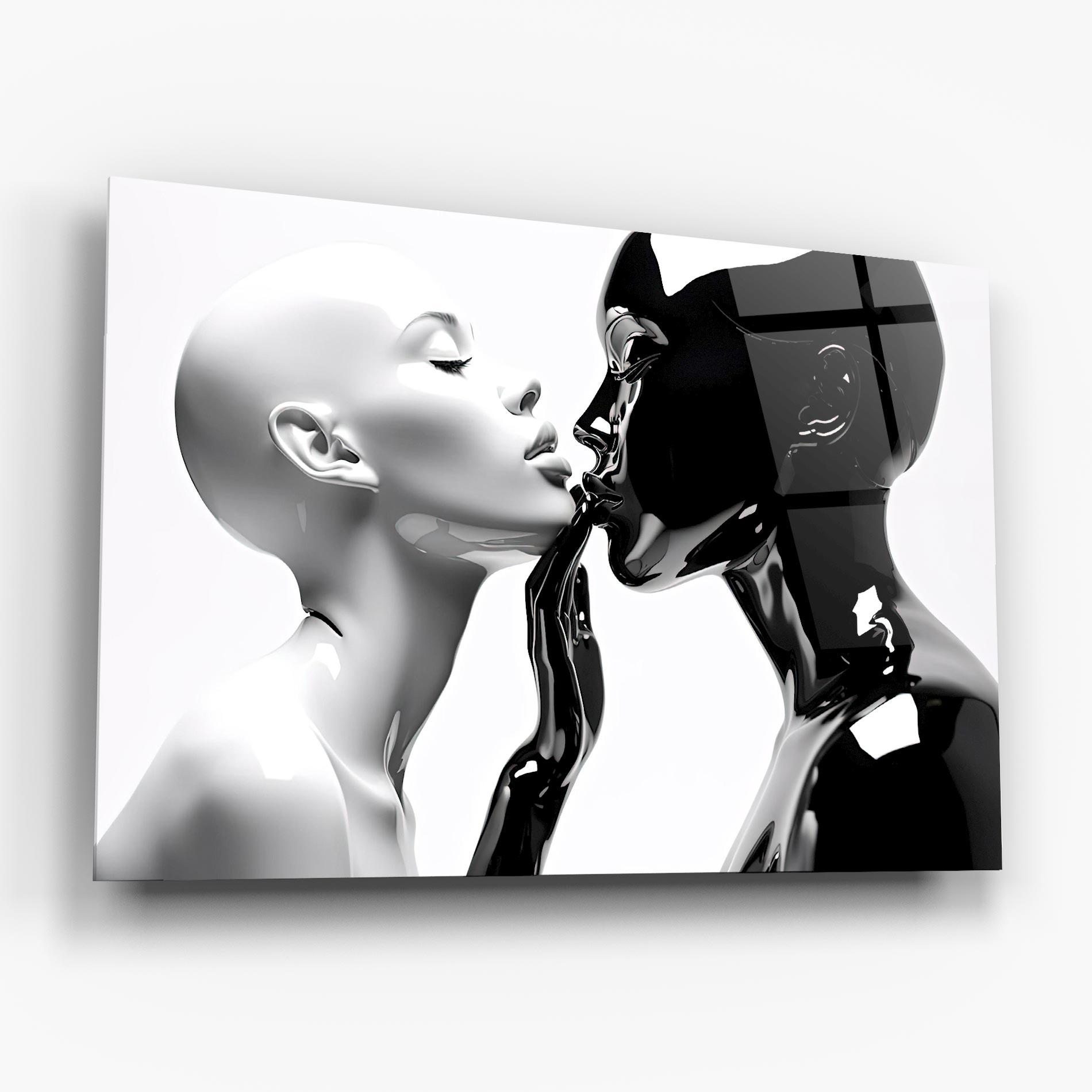 Стъклена картина Feminine Sculpture mockup 6