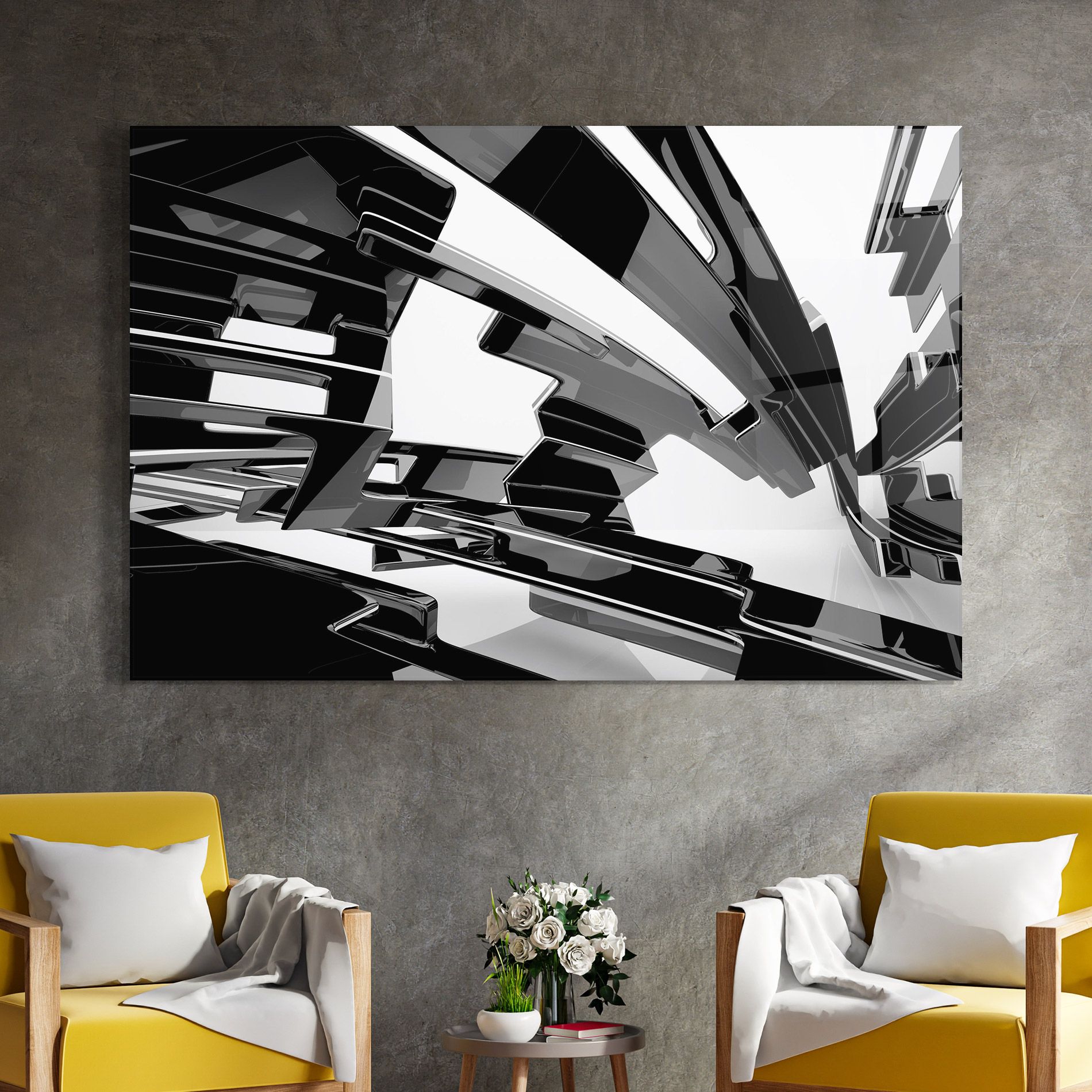 Glossy Sculpture mockup 4