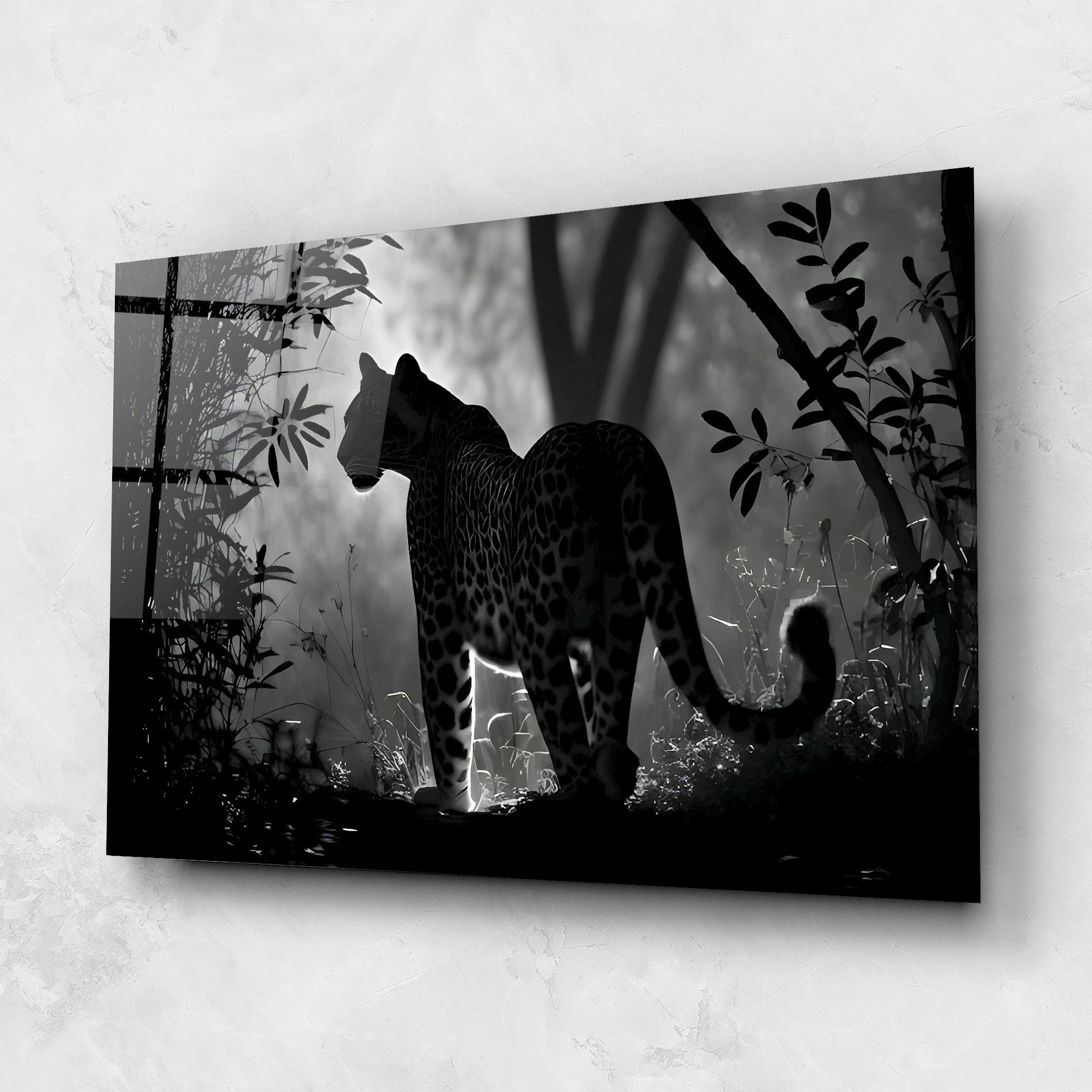 Стъклена картина Beautiful Grey Animal mockup 1