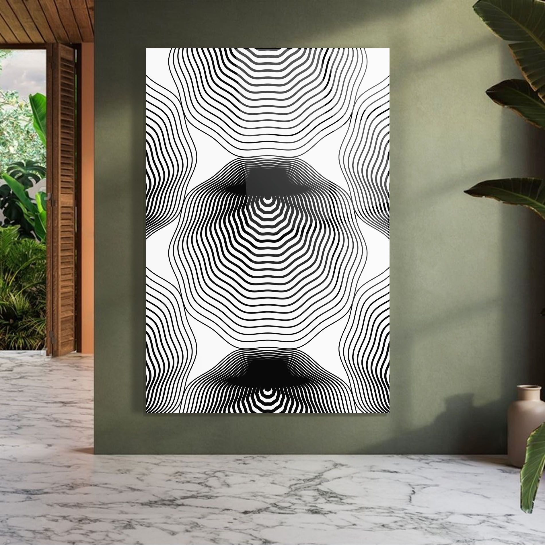 Black Line Art mockup 7