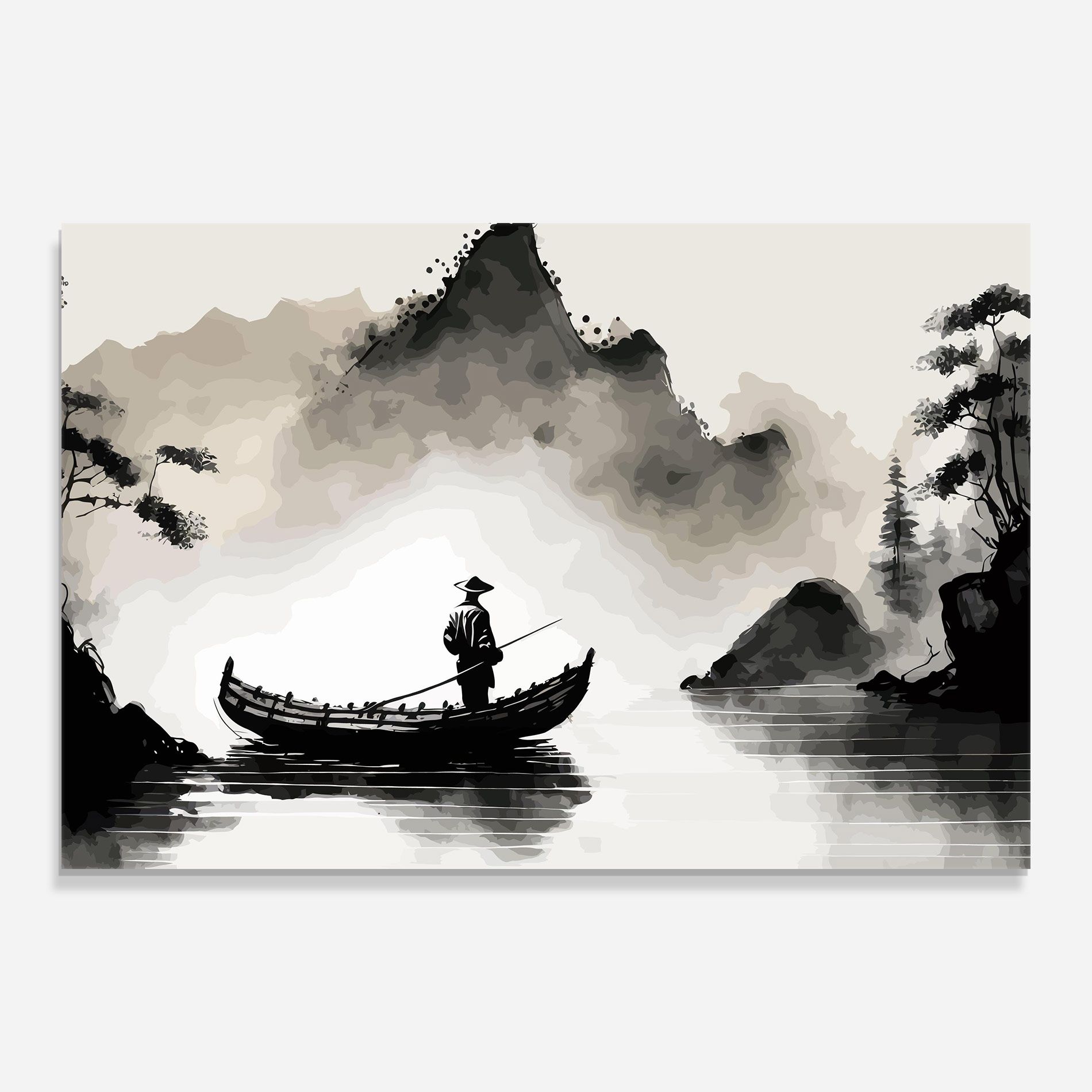 Black Ink Boat mockup 0