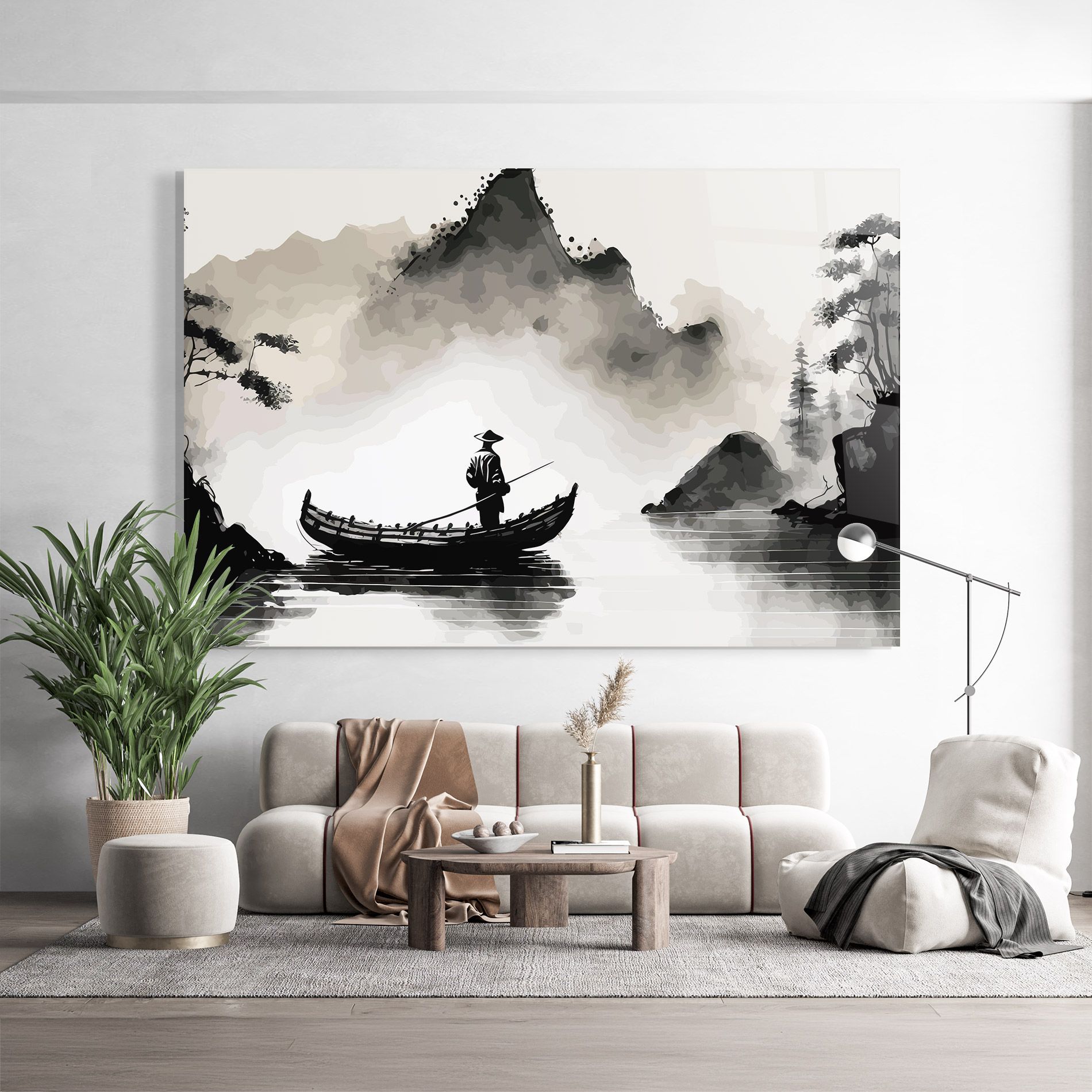 Black Ink Boat mockup 9