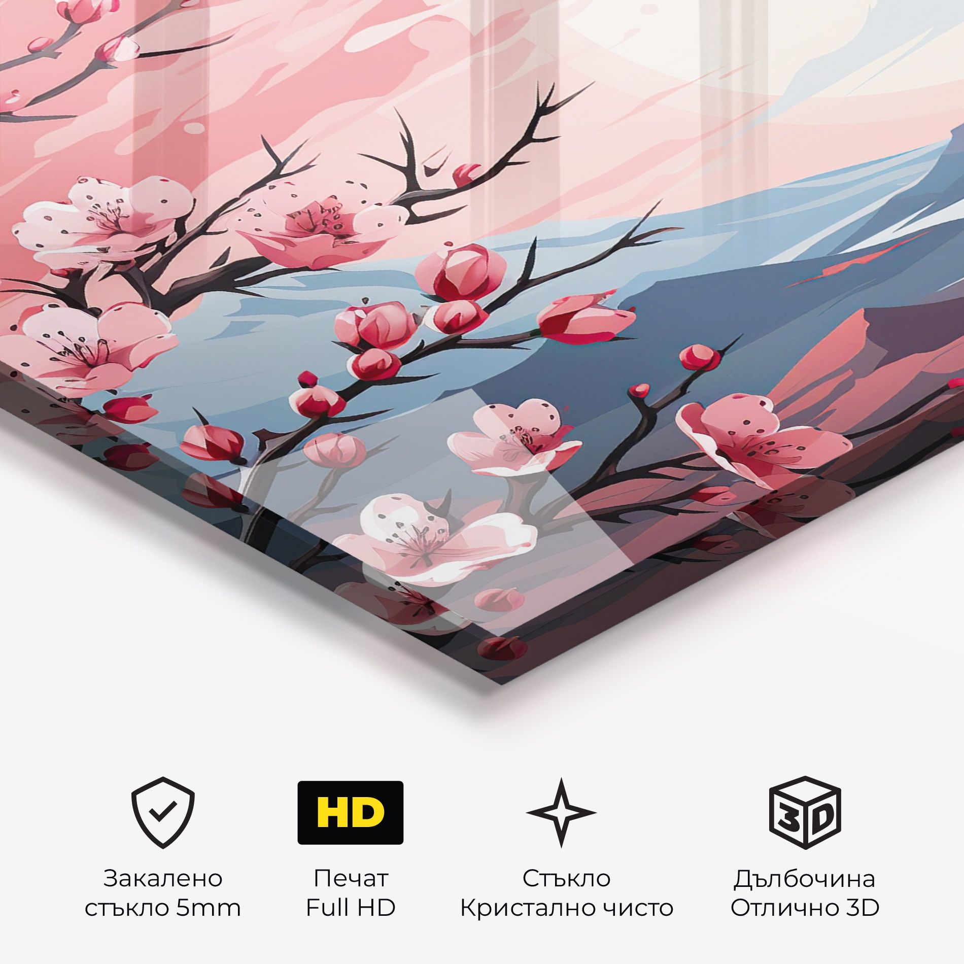 Chinese Cherry Blossoms mockup 3